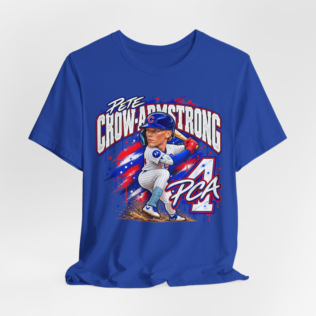 Chicago Cubs Pete Crow-Armstrong No. 4 Caricature T-Shirt - product image 11