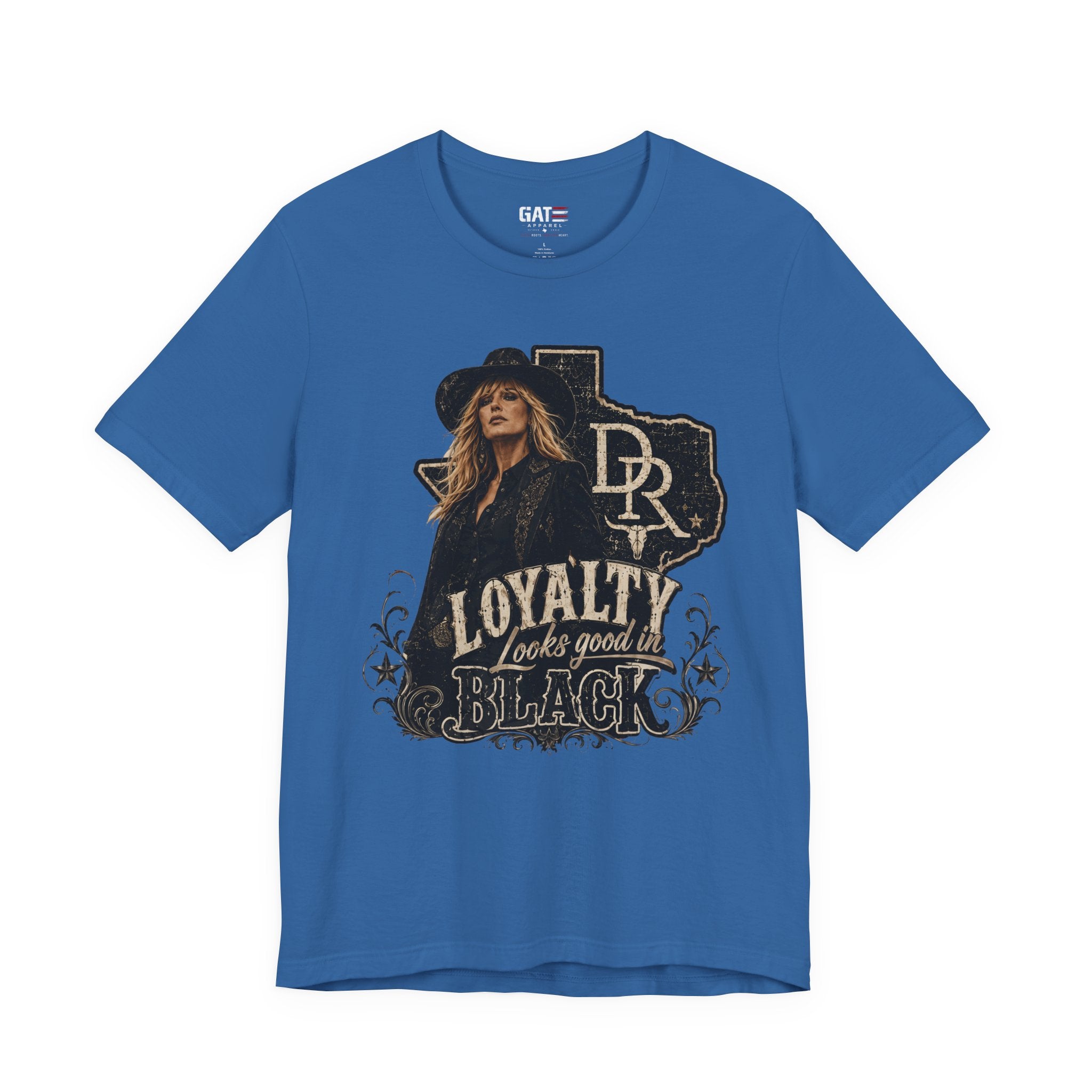 Beth Dutton|Loyalty Looks Good in Black Tee — Texas Country Music Graphic T-Shirt