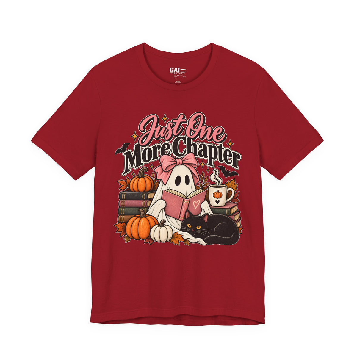Just One More Chapter Halloween Shirt | Book Lover Tee