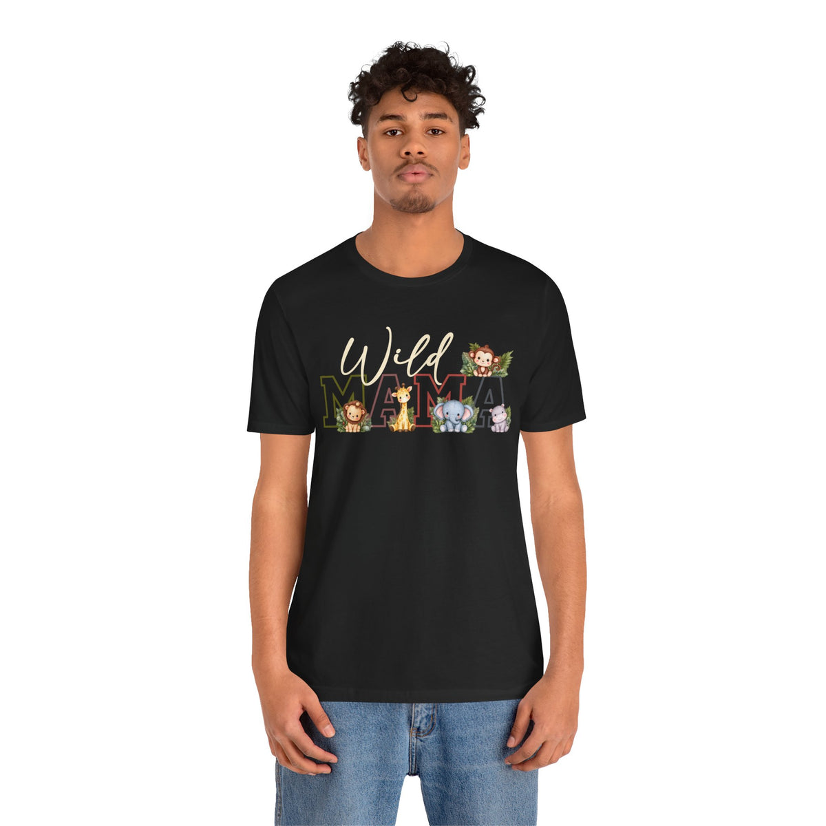 Wild Mama Tee — Cute Jungle Animal Mom Shirt