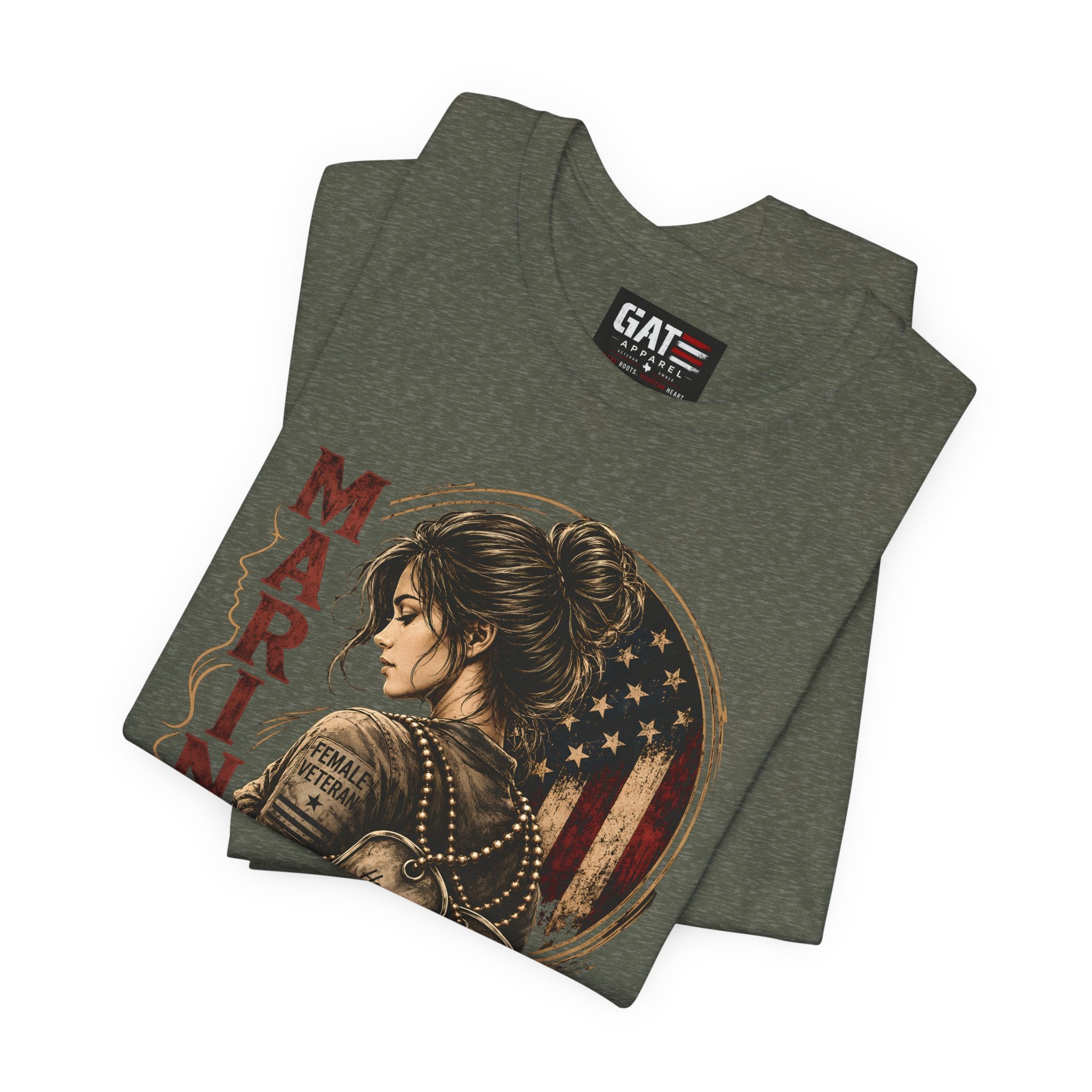 Female Marine Veteran Shirt Women Veteran Tee, Female Veteran Gift, Patriotic Military Shirt Women