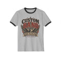 Band Graphic Ringer T-Shirt — "Custom Band Design" Retro Rock Tee