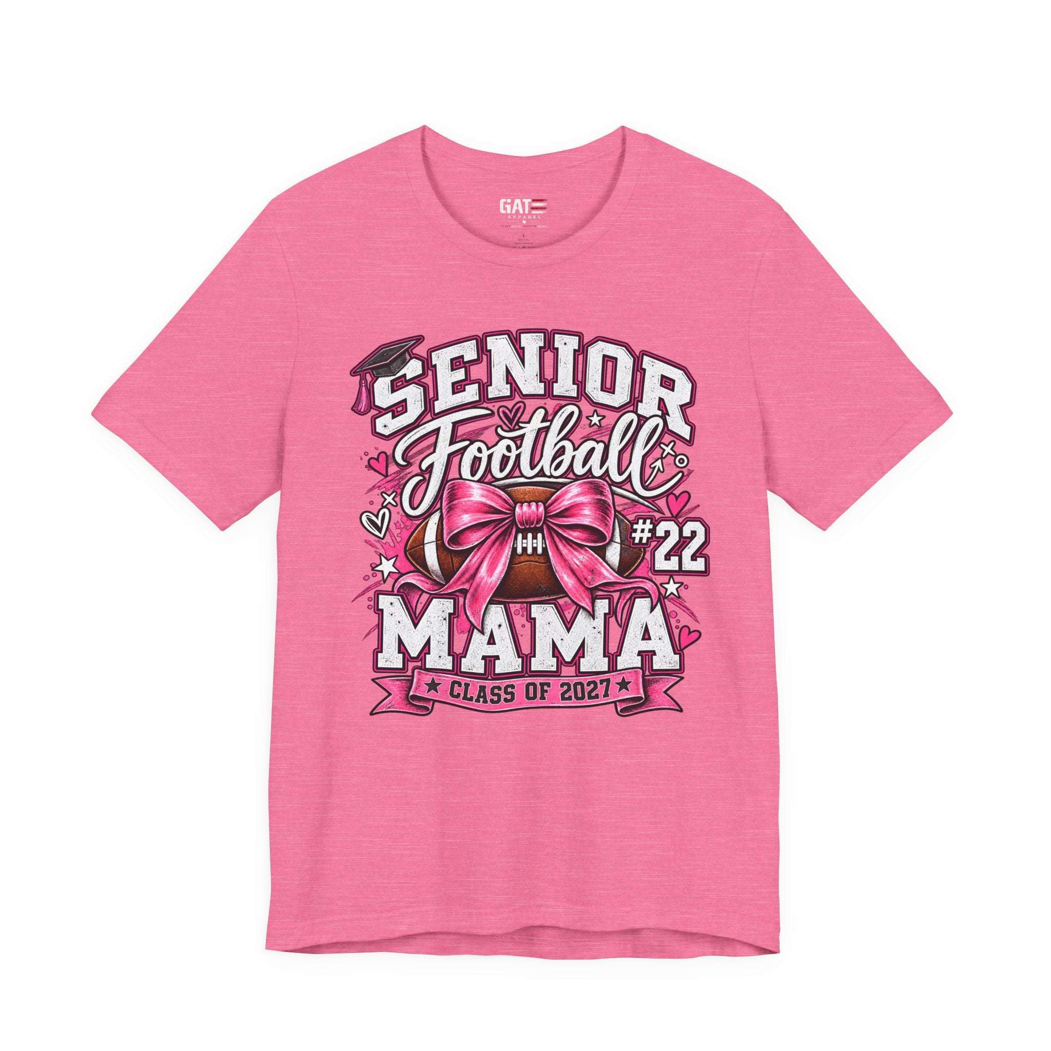 Football Mom Personalized Shirt Custom Player Name Number Helmet Game Day Tee