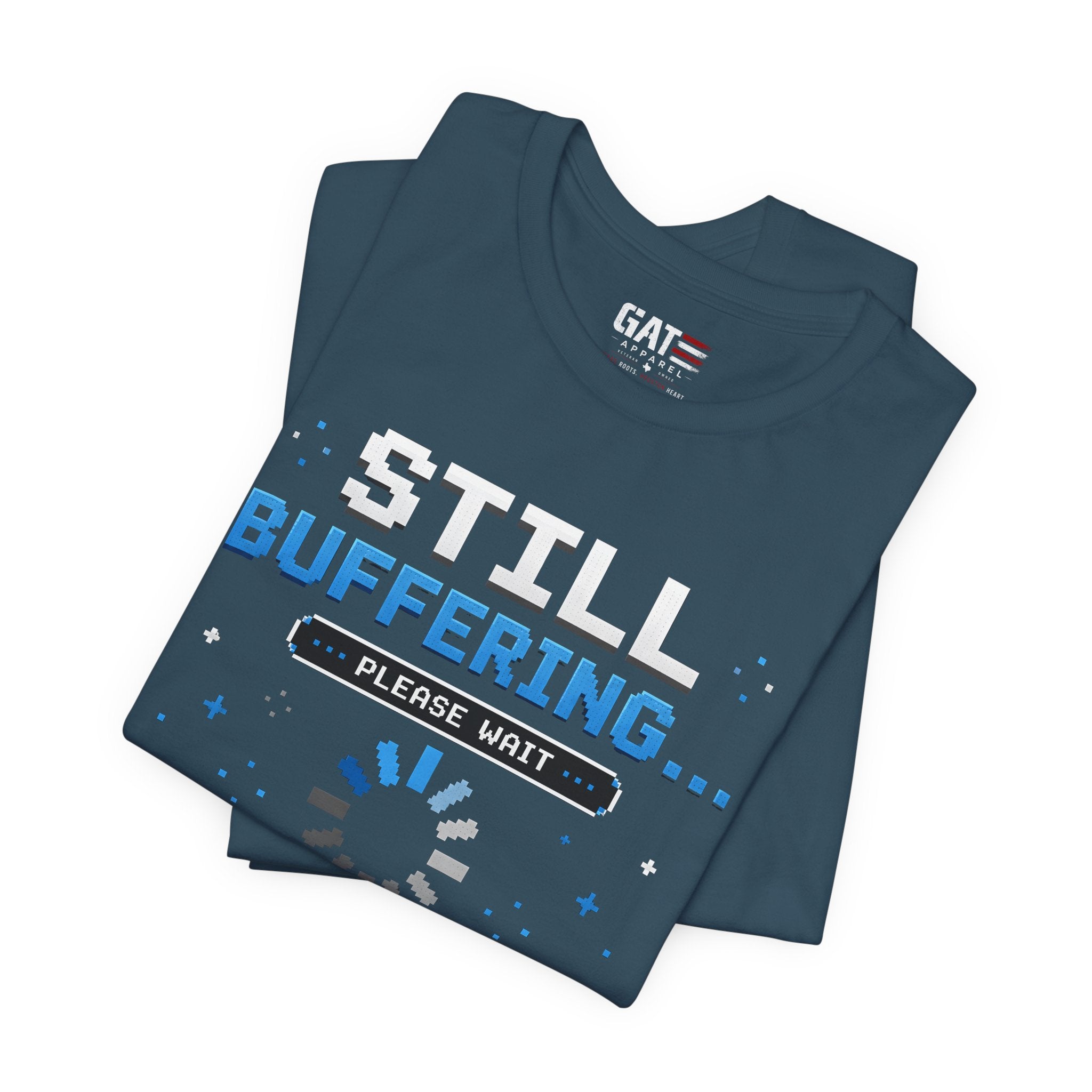Funny Gamer Shirt, Buffering Shirt, Retro Gaming Tee, Gamer Gift, Video Game Shirt, Loading Screen Humor, Nerd T Shirt