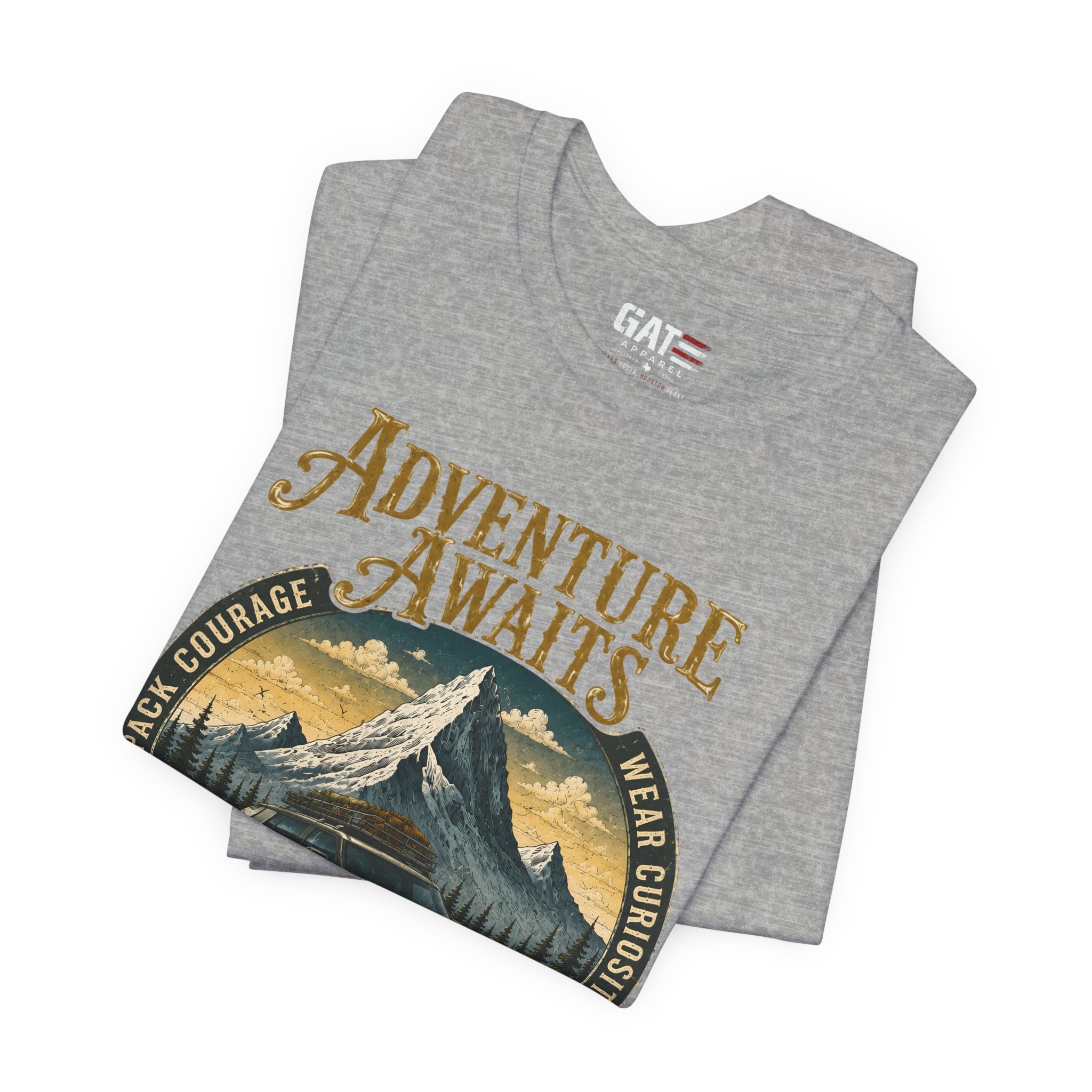 Adventure Awaits Shirt, Rivian Camping, Mountain Adventure Tee, Overlanding Shirt, Off Road SUV Graphic Tee, Outdoor, Nature Lover Shirt
