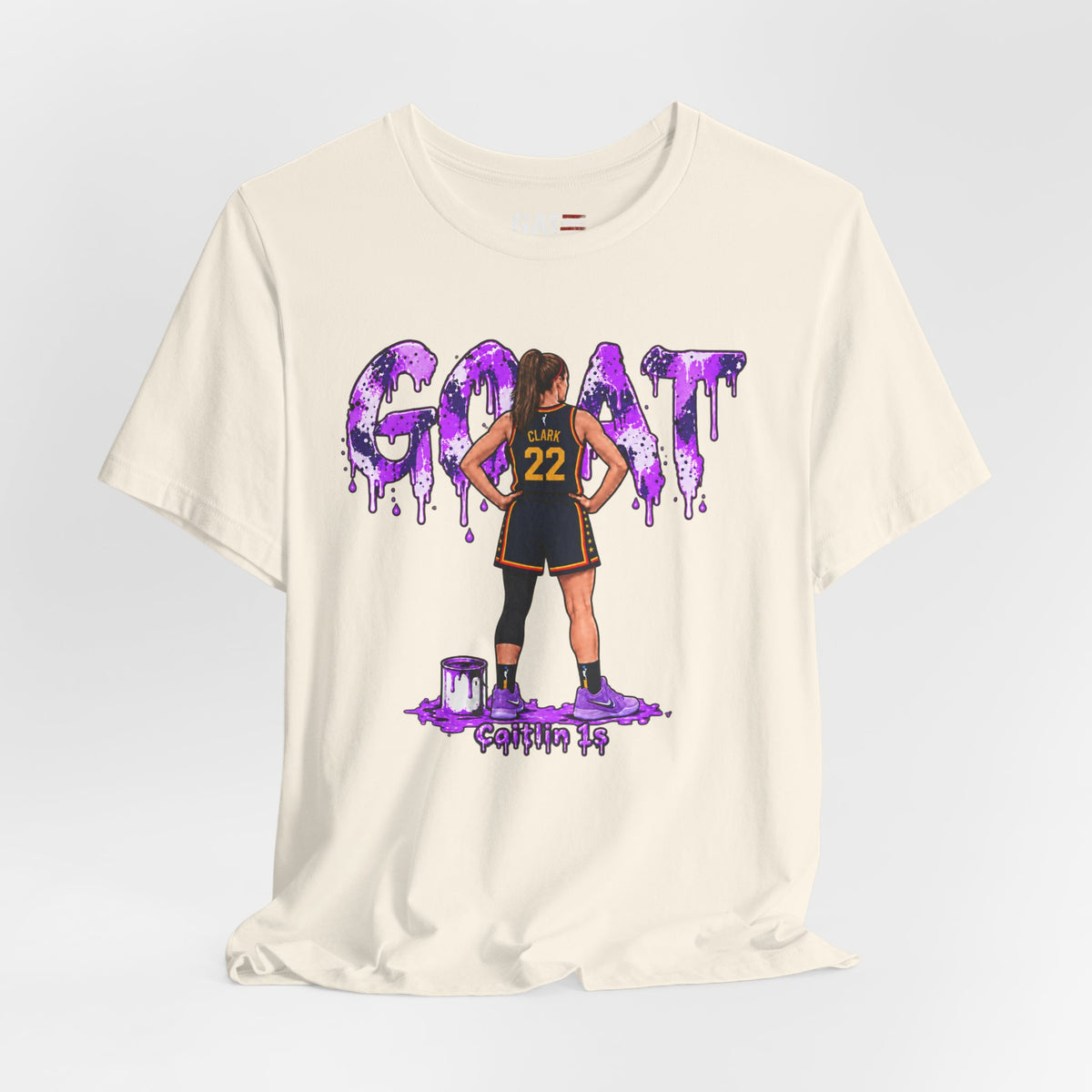 Caitlin Clark Caitlin 1s GOAT Purple Fade Sneaker Shirt