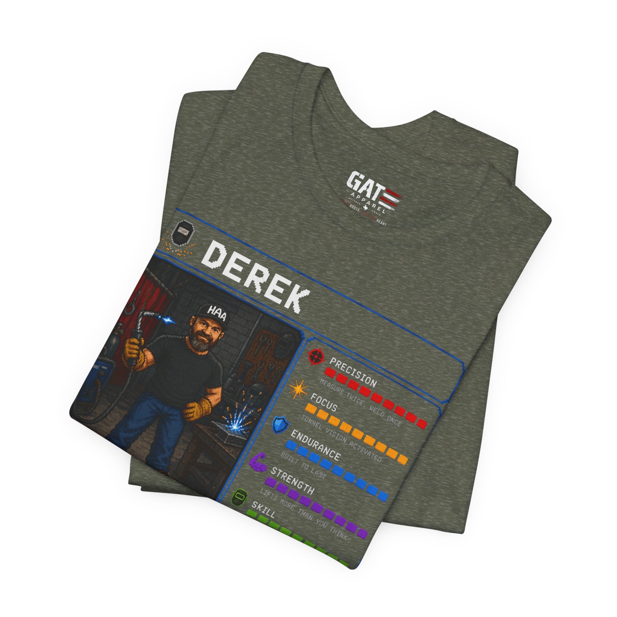 Custom Welder RPG Character Shirt| Personalized Welding Gift
