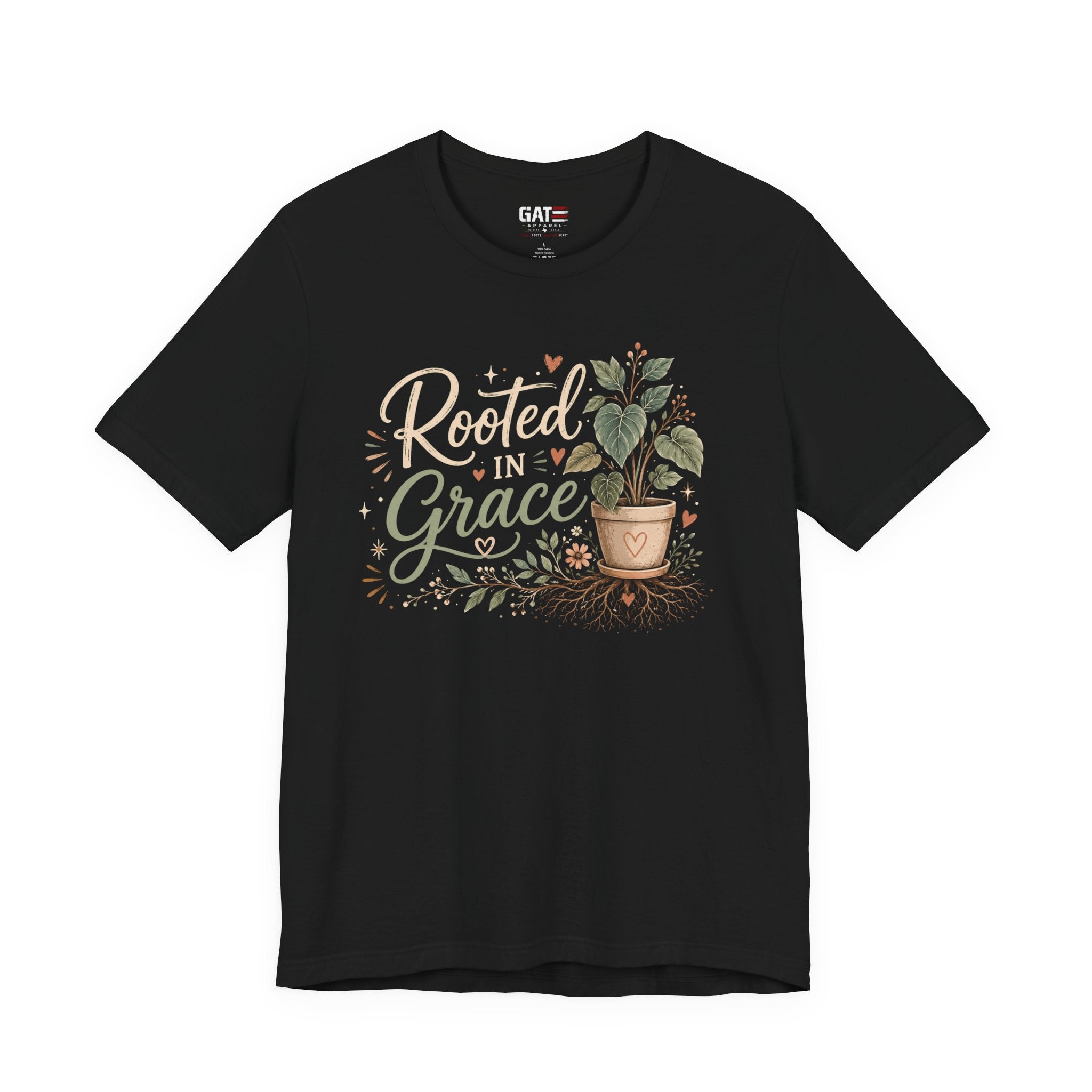 Christian Plant Lover Shirt for Women, Faith Based Gardening Tee, Houseplant Graphic Shirt, Botanical Christian Gift, Plant Mom Apparel