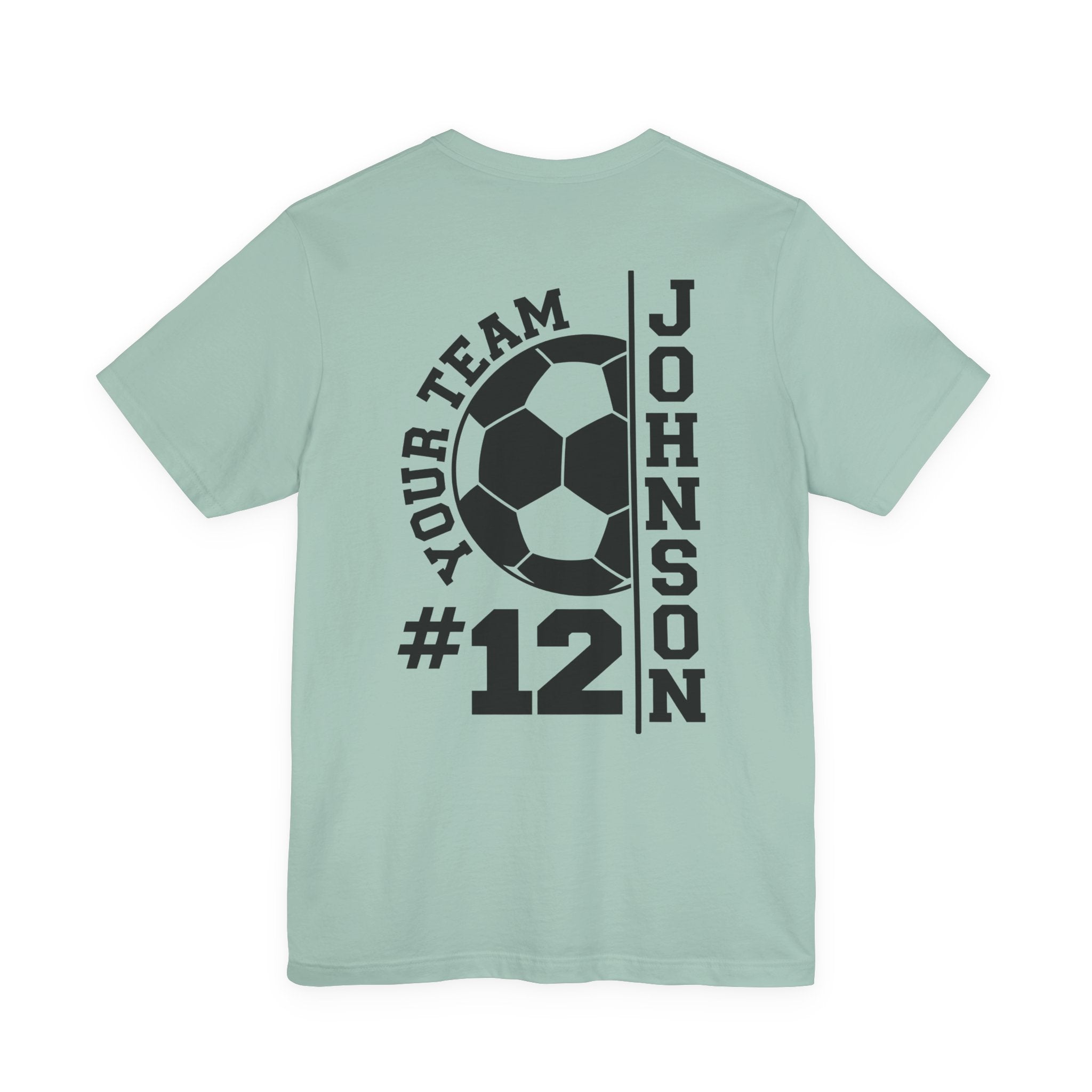Soccer Mom Tee — Personalized Back Number & Name Soccer Shirt