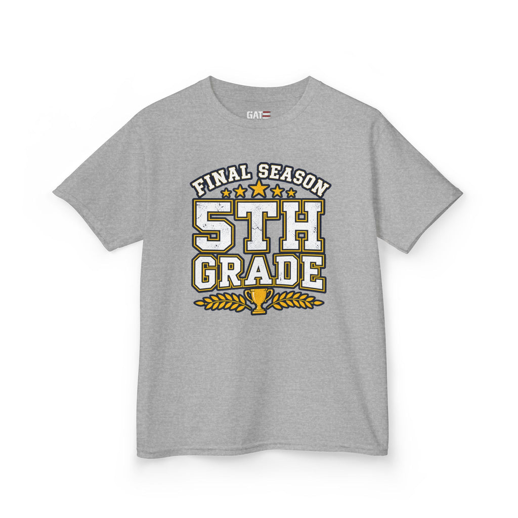 Final Season 5th Grade Kids Tee — End of Elementary School Graduation Shirt