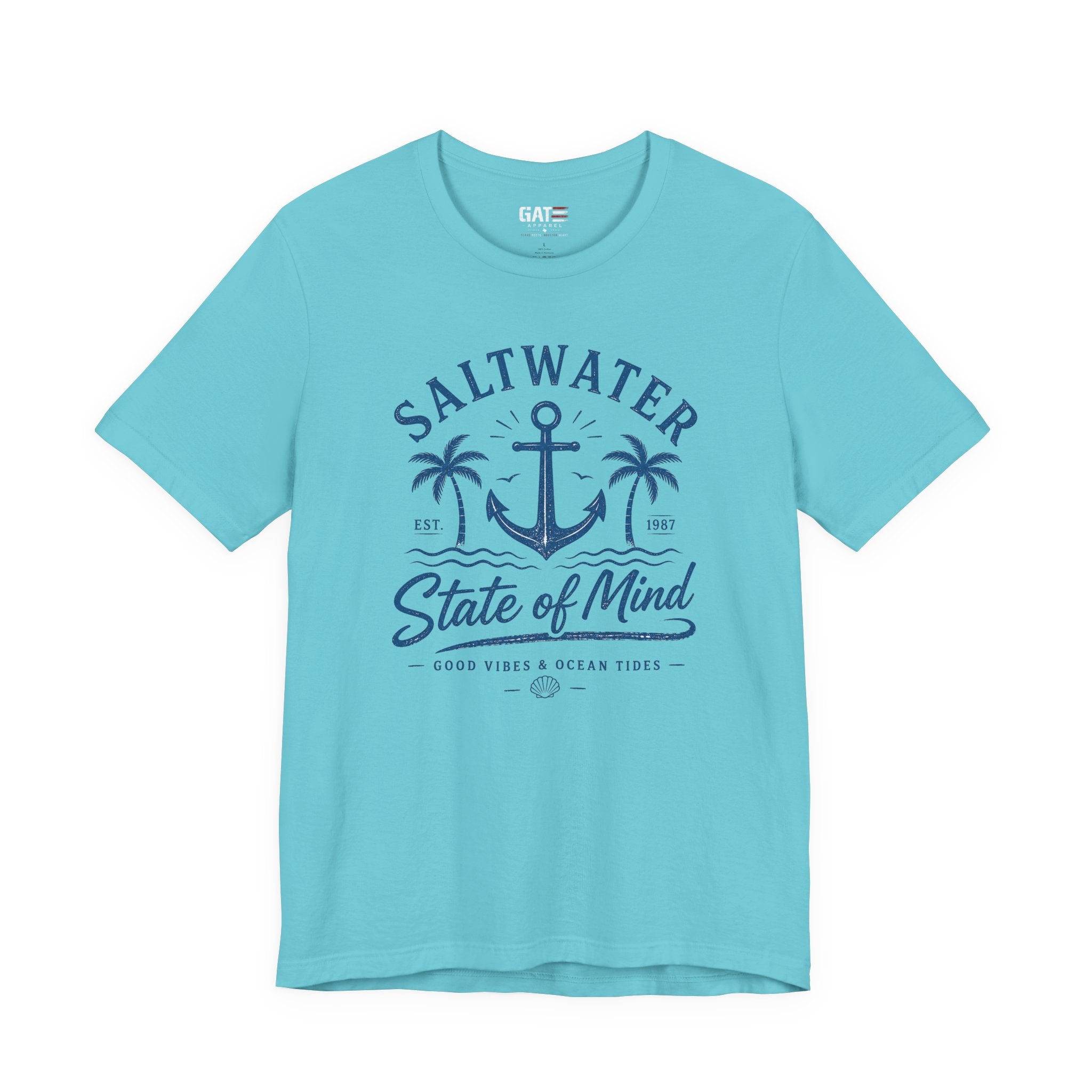 Saltwater State of Mind Tee — Anchor & Palm Beach T‑Shirt