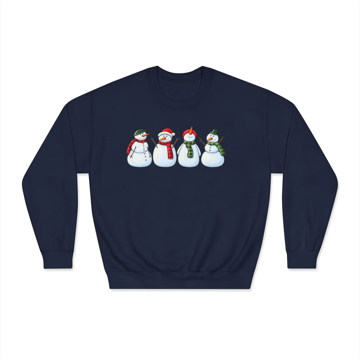 Snowman Crewneck Sweatshirt - product mockup view 7