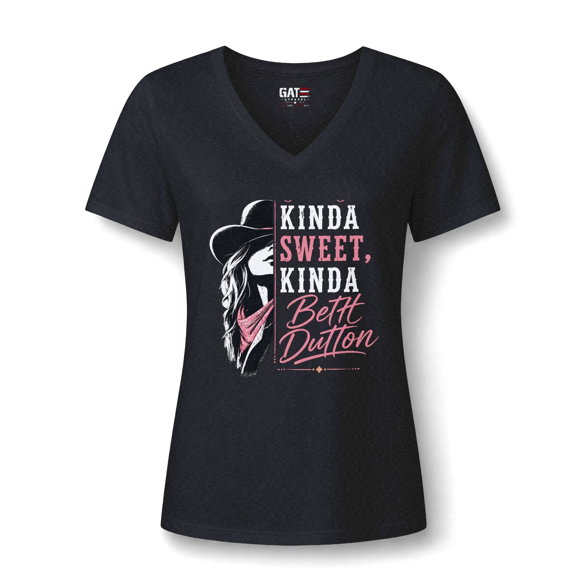 Beth Dutton Shirt Vneck|Western Cowgirl Shirt for Women, Country Girl Tee, Rodeo Shirt, Ranch Girl Gift, Cowboy Boots Tee, Western Graphic Tee