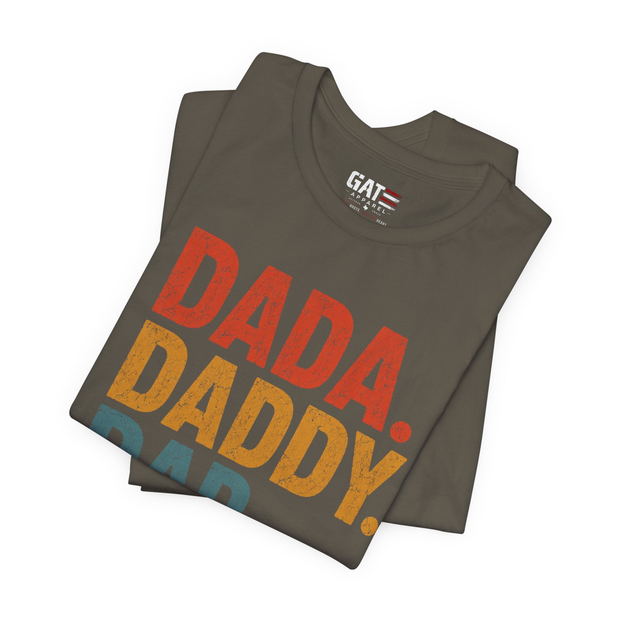 Funny Dad Shirt, Dada Daddy Dad Bro Tee, Fatherhood Humor Shirt, Father's Day Gift for Dad, New Dad Gift Tee, Dad Life