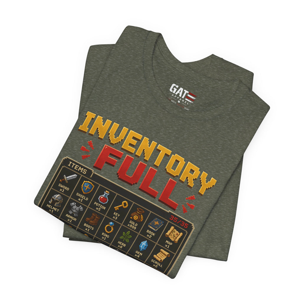 Inventory Full | Retro Gaming Shirt