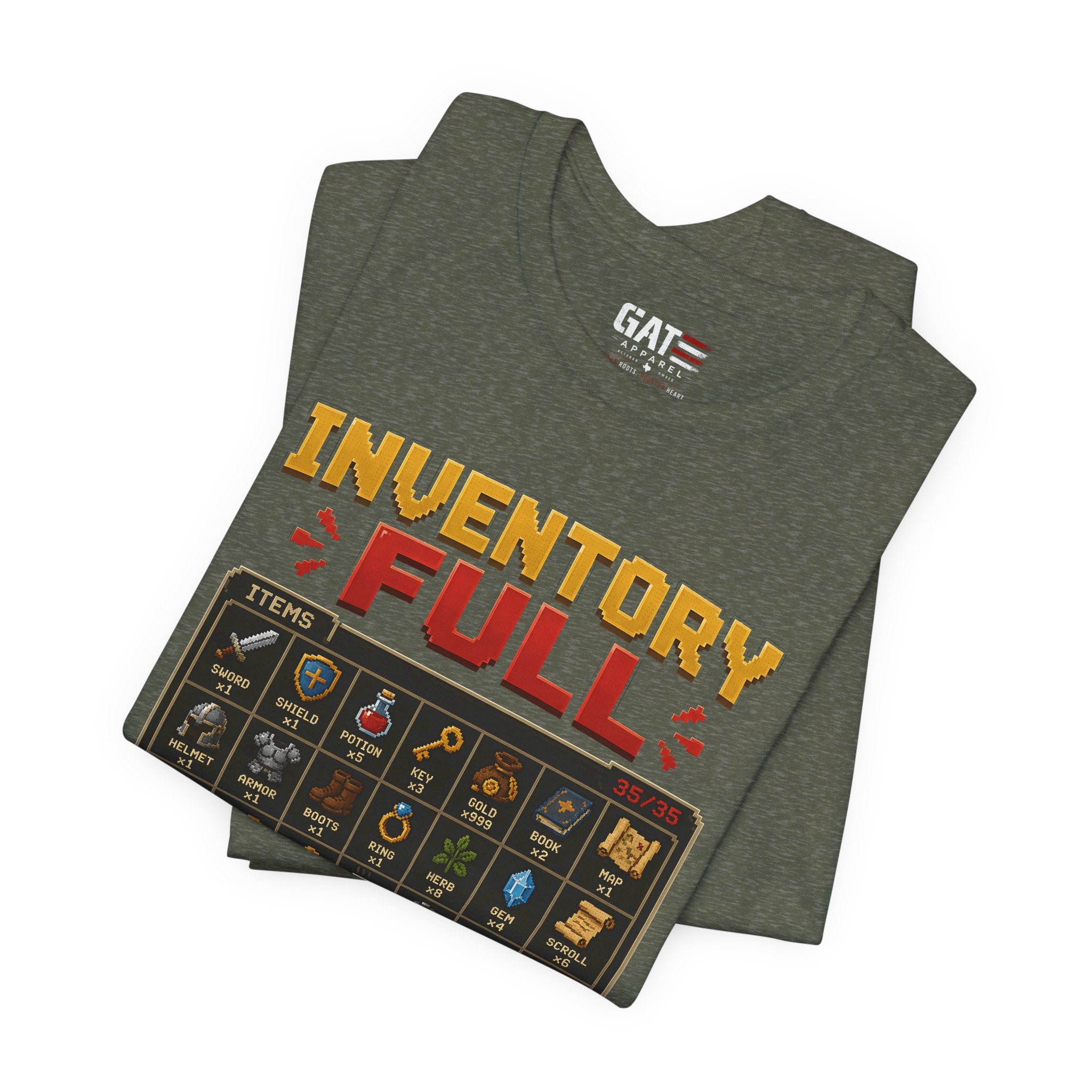 Inventory Full | Retro Gaming Shirt