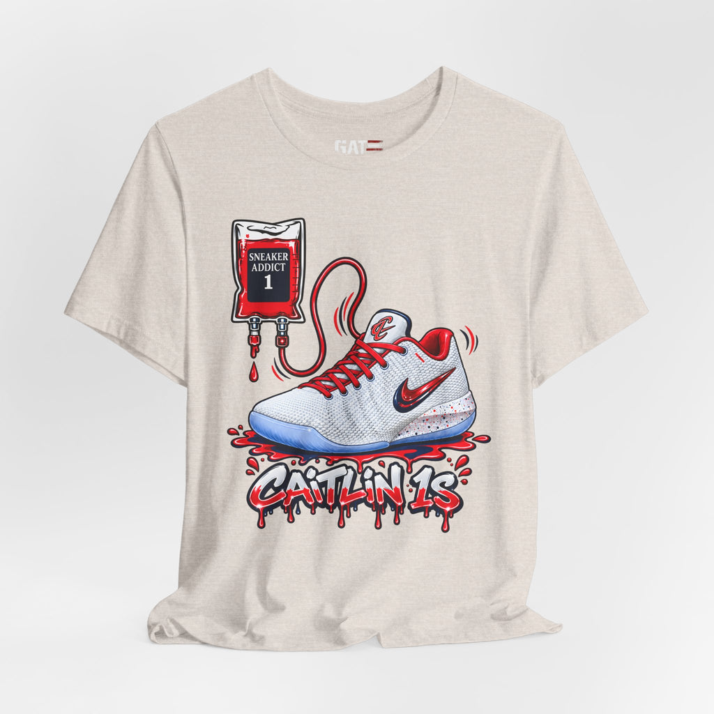 Caitlin Clark Caitlin 1s Addict Whites Sneaker Shirt