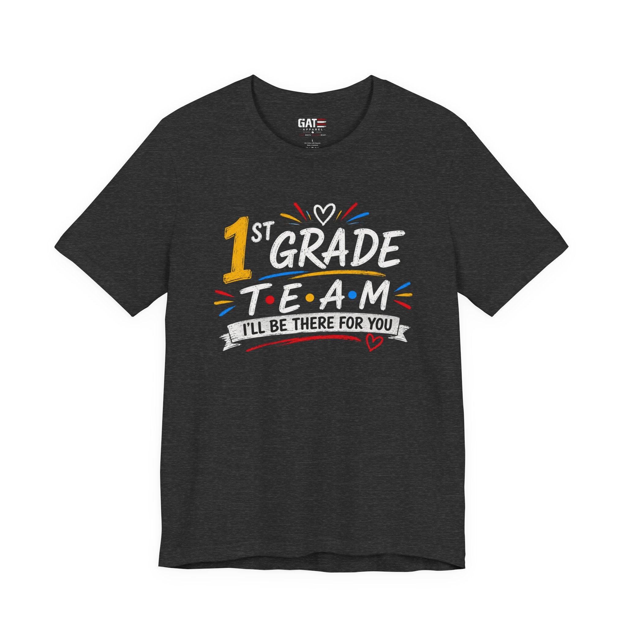 1st Grade Team Tee, Teacher Squad Shirt, Color Dot Inspired Teacher Shirt, Grade Level Team Gift, School Staff Apparel, Friends Theme