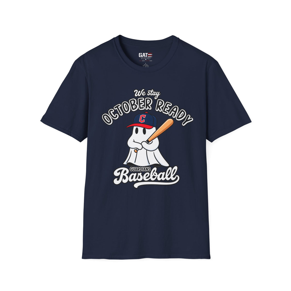 Cleveland Guardians Halloween baseball fan tee mockup
