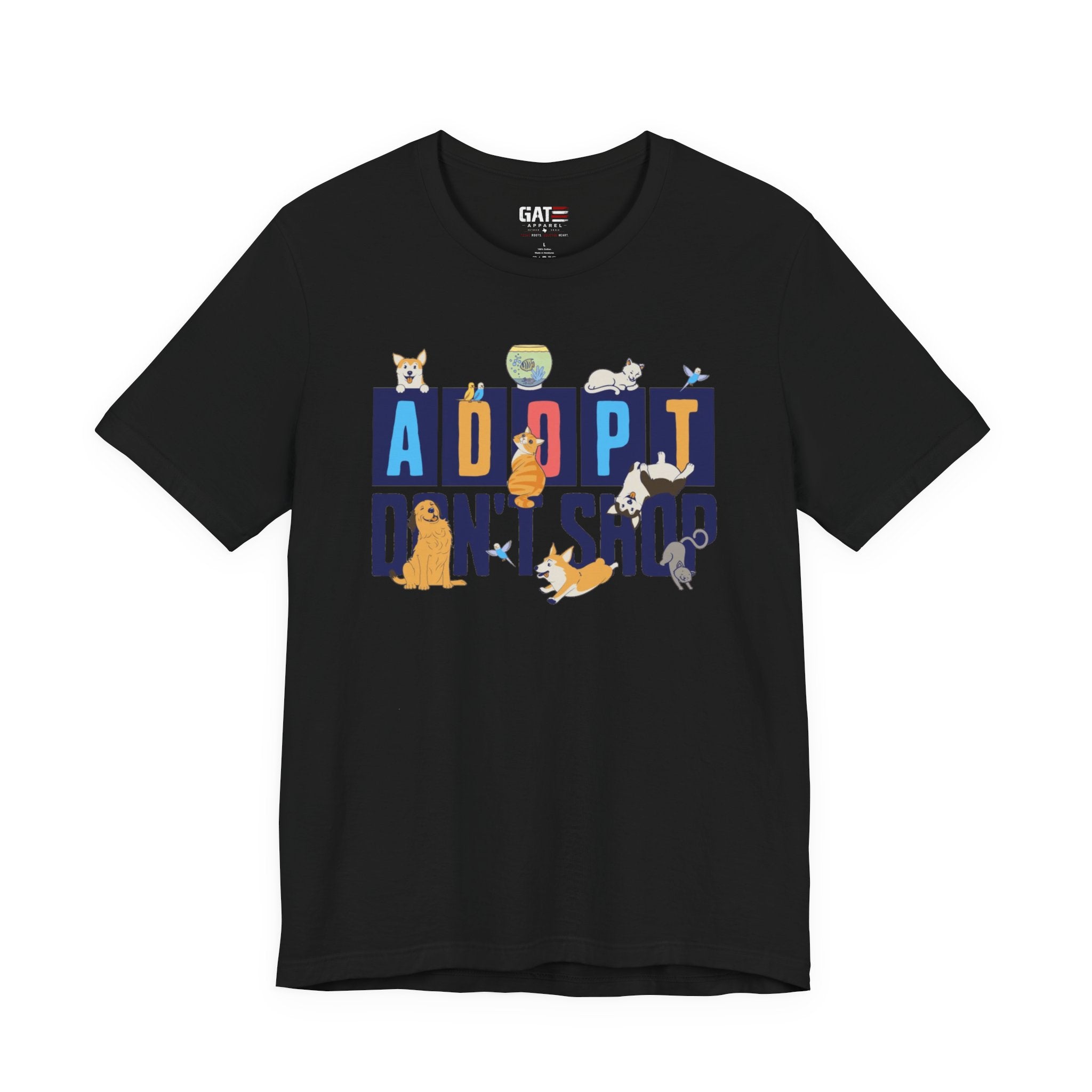 Adopt Don't Shop Rescue Pet T-Shirt
