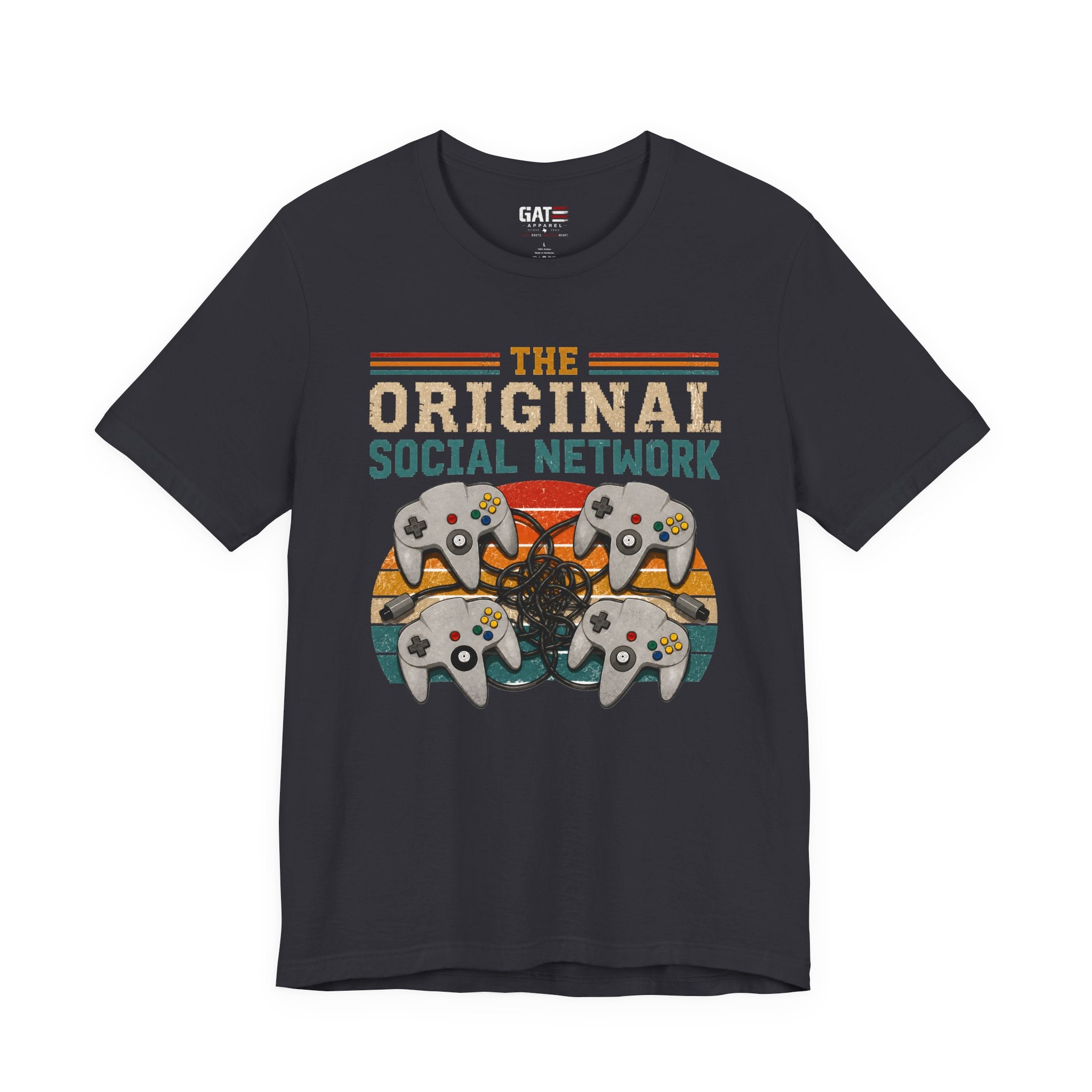 Original Social Network Shirt, Retro Gamer Shirt, N64 Inspired Gaming Tee, 90s Gamer Gift, Vintage Video Game Shirt