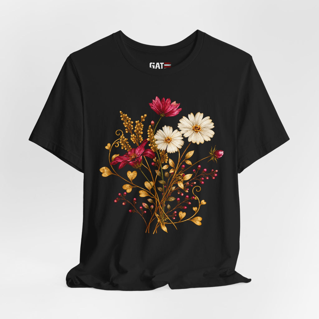 Botanical Wildflower Bouquet Floral Graphic T-Shirt - product image 21