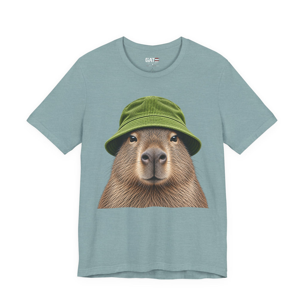 Capybara wearing a beanie graphic T-shirt - alternate product photo 14