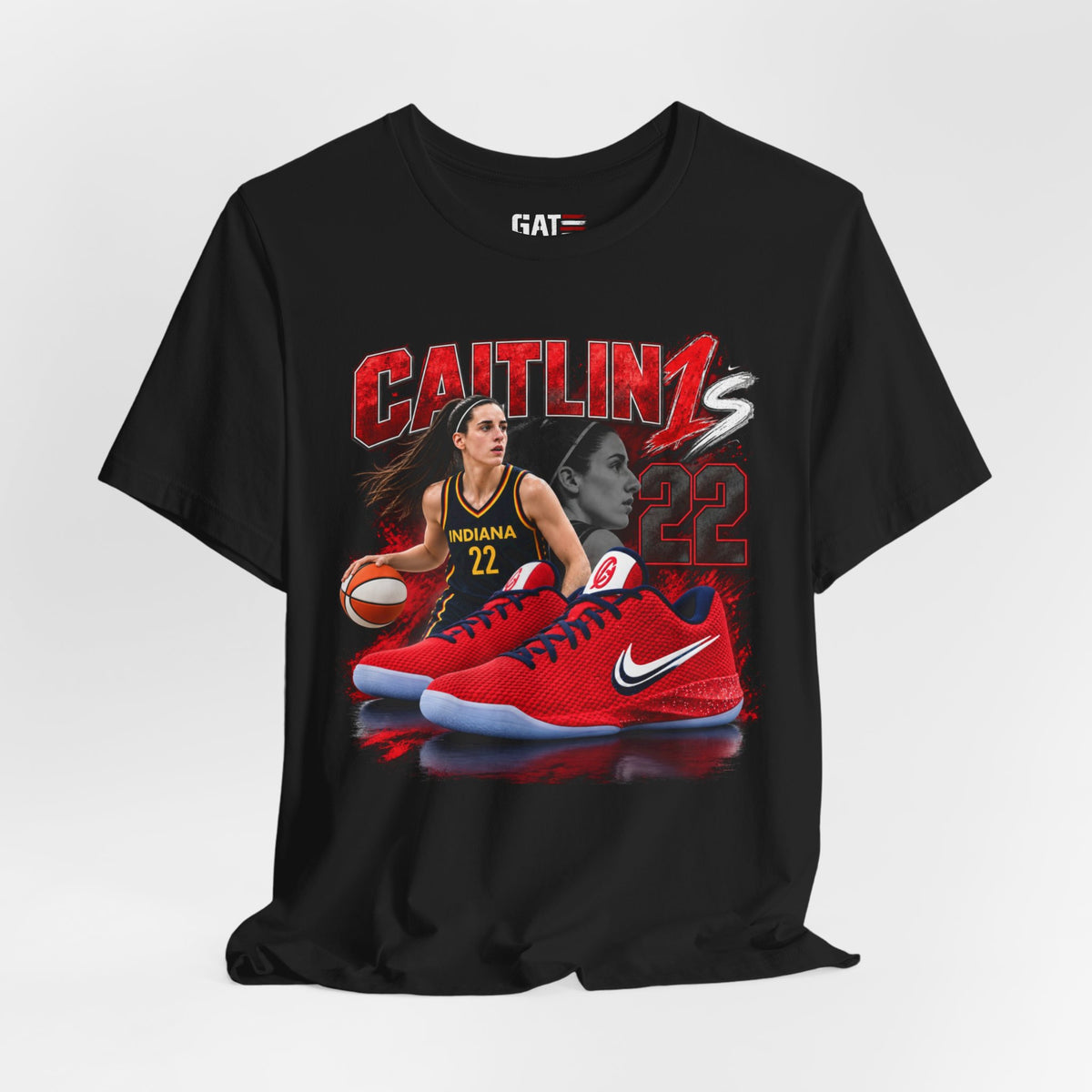 Caitlin Clark Caitlin 1s USA Reds Sneaker Shirt