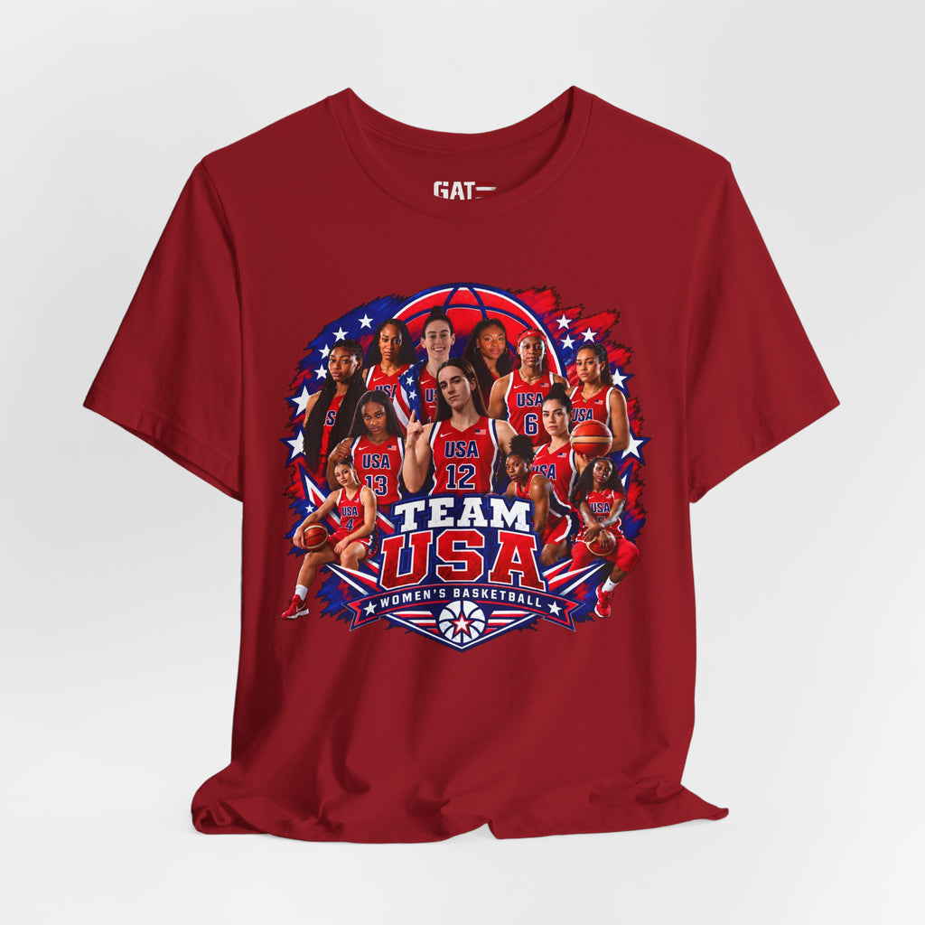 Team USA Women's Basketball Shirt | FIBA Tee 2026 Design 1