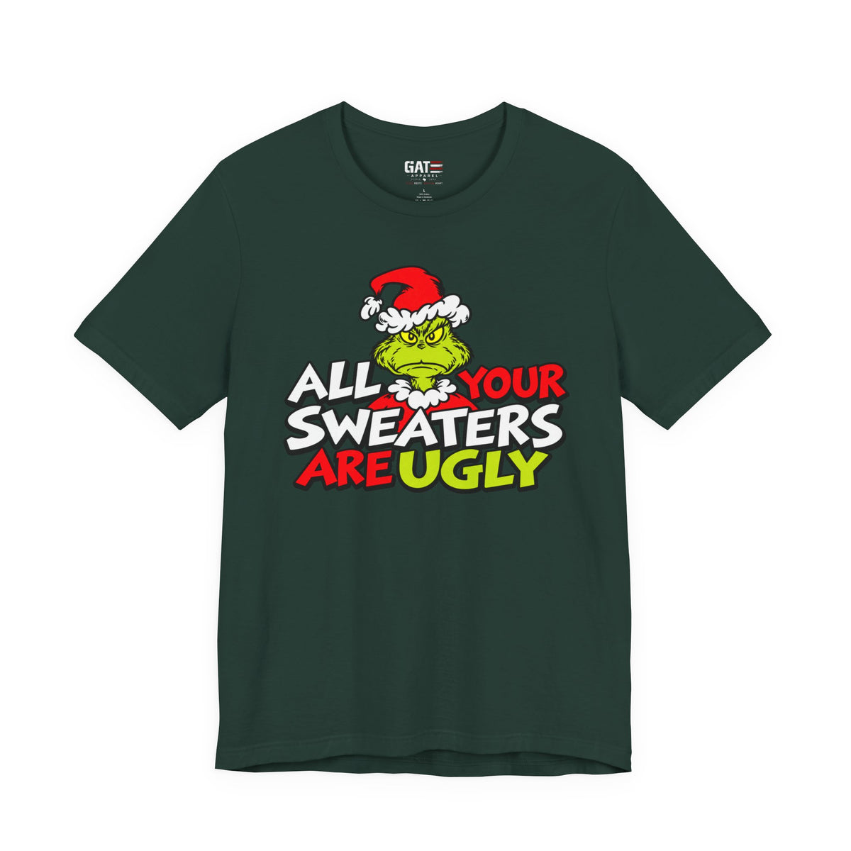 Grinch 'All Your Sweaters Are Ugly' Christmas Tee - product image 9