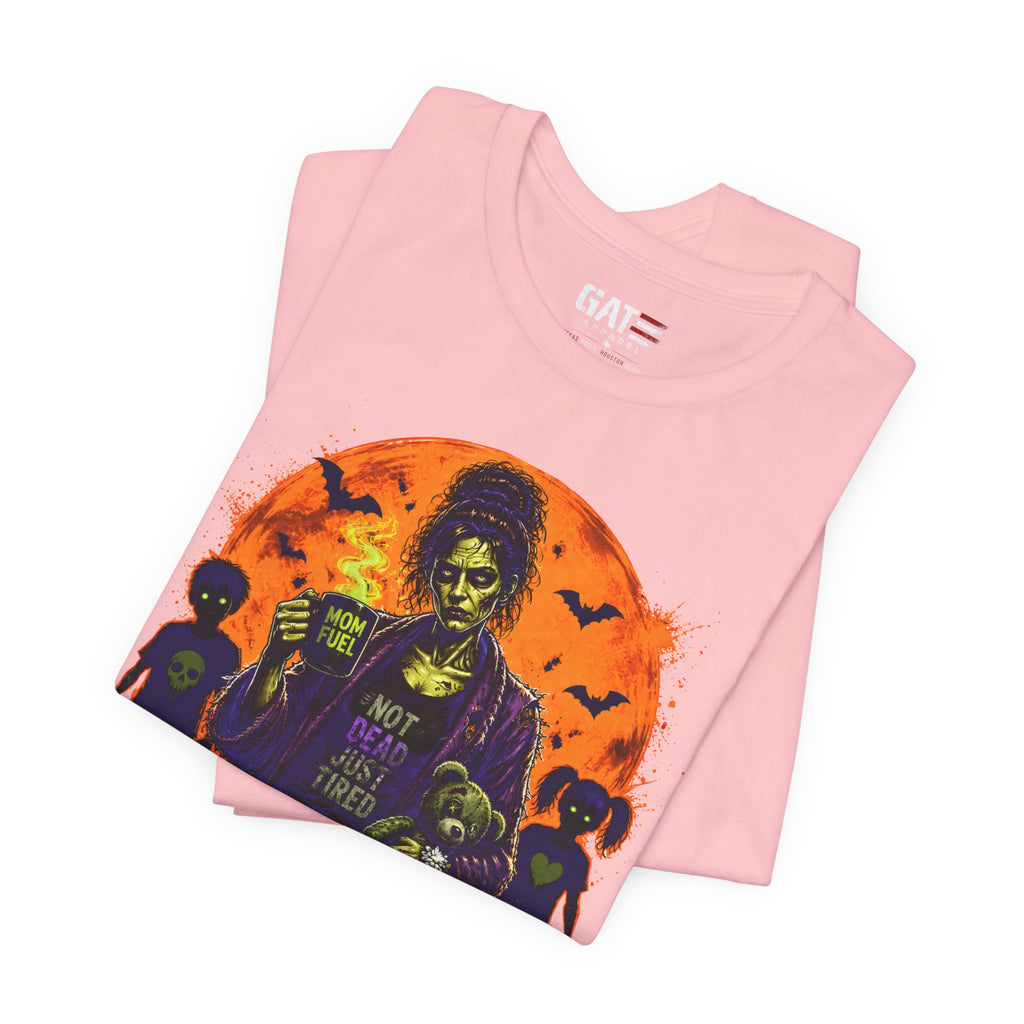 Mombie Halloween T-Shirt — 'Not Dead Just Tired' Mom Zombie Tee