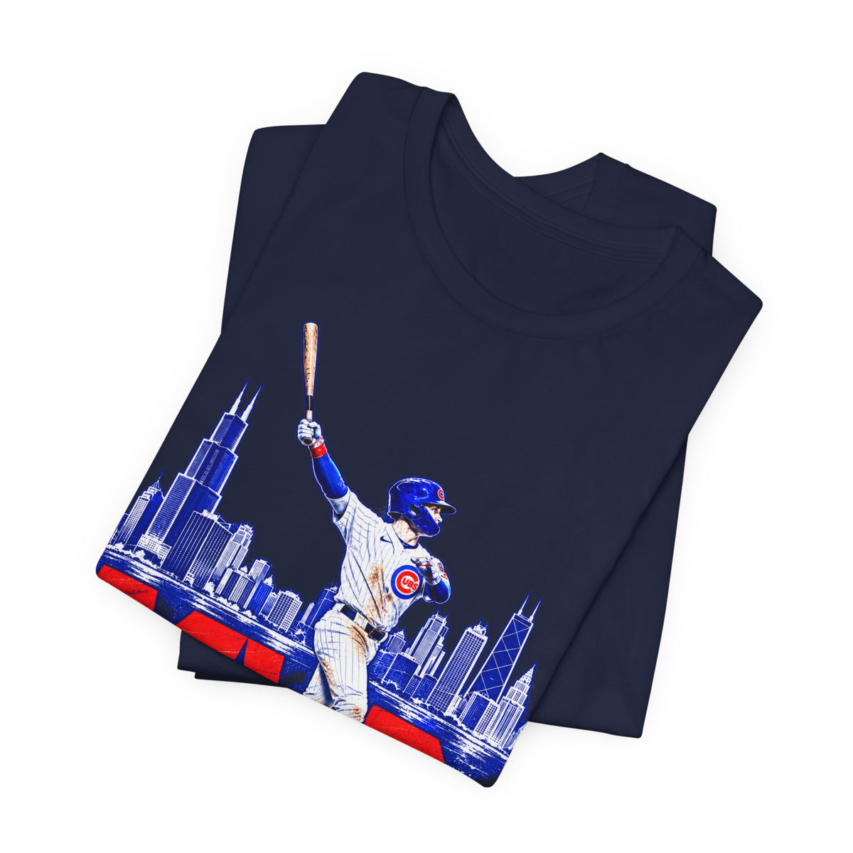Chicago Cubs Pete Crow-Armstrong MVP Skyline Batting T-Shirt - product image 19