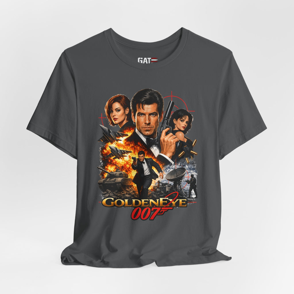 Retro Gamer Shirt, Classic N64 Gaming Tee, FPS Video Game Shirt, Old School Gamer Gift, Retro Gaming Movie Poster Tee | Graphic T-Shirt