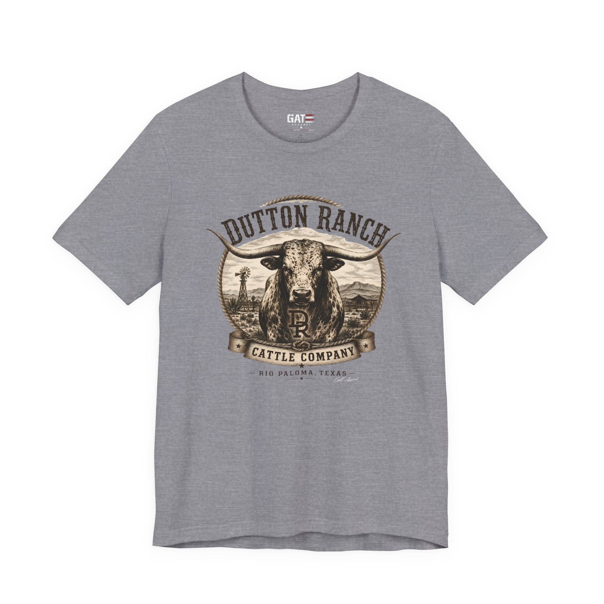 Dutton Ranch Cattle Company Shirt | Yellowstone Inspired Longhorn Tee