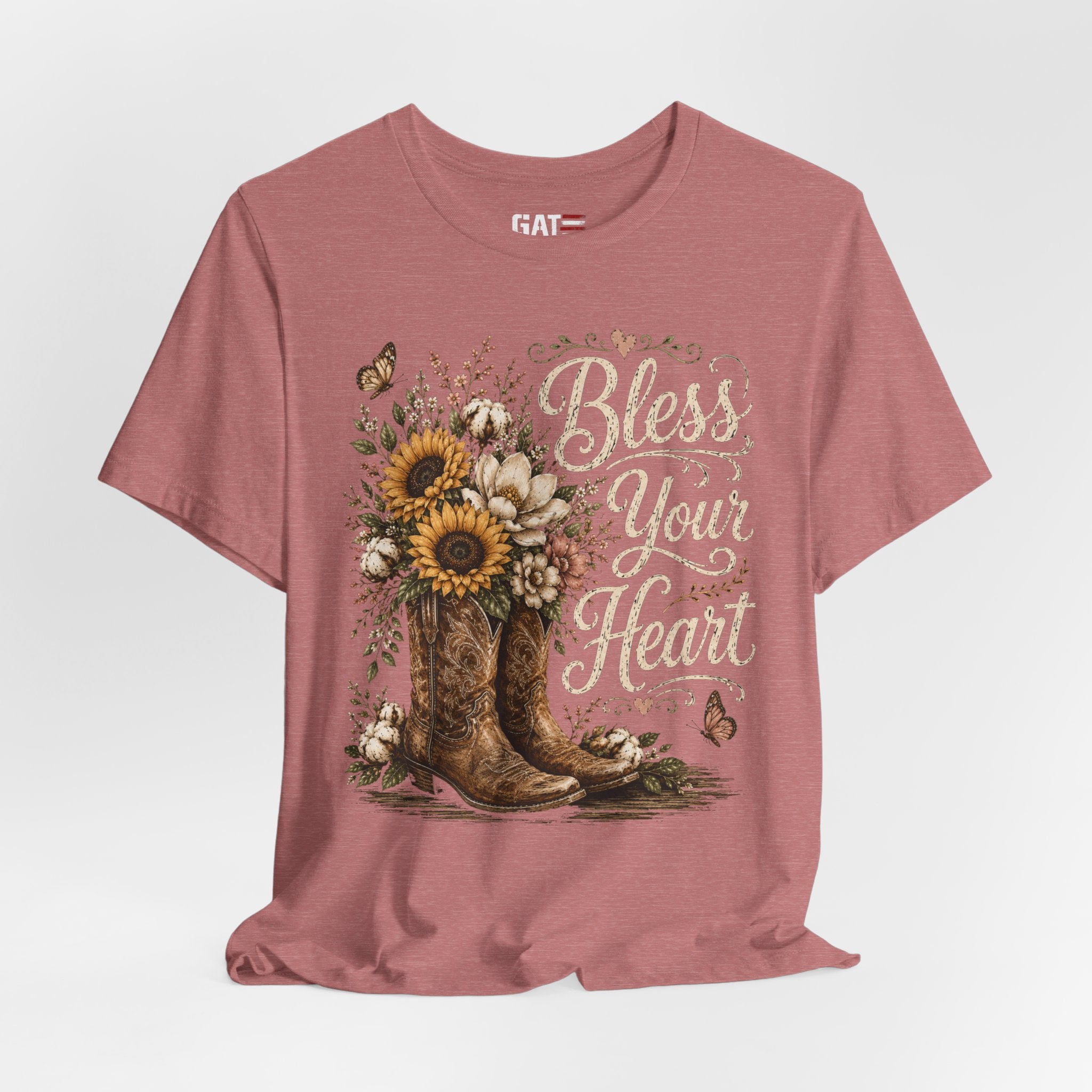 Funny Southern Shirt, Bless Your Heart Tee, Southern Humor Graphic Tee, Magnolia Floral Shirt, Country Girl Gift, Farmhouse Style Tee