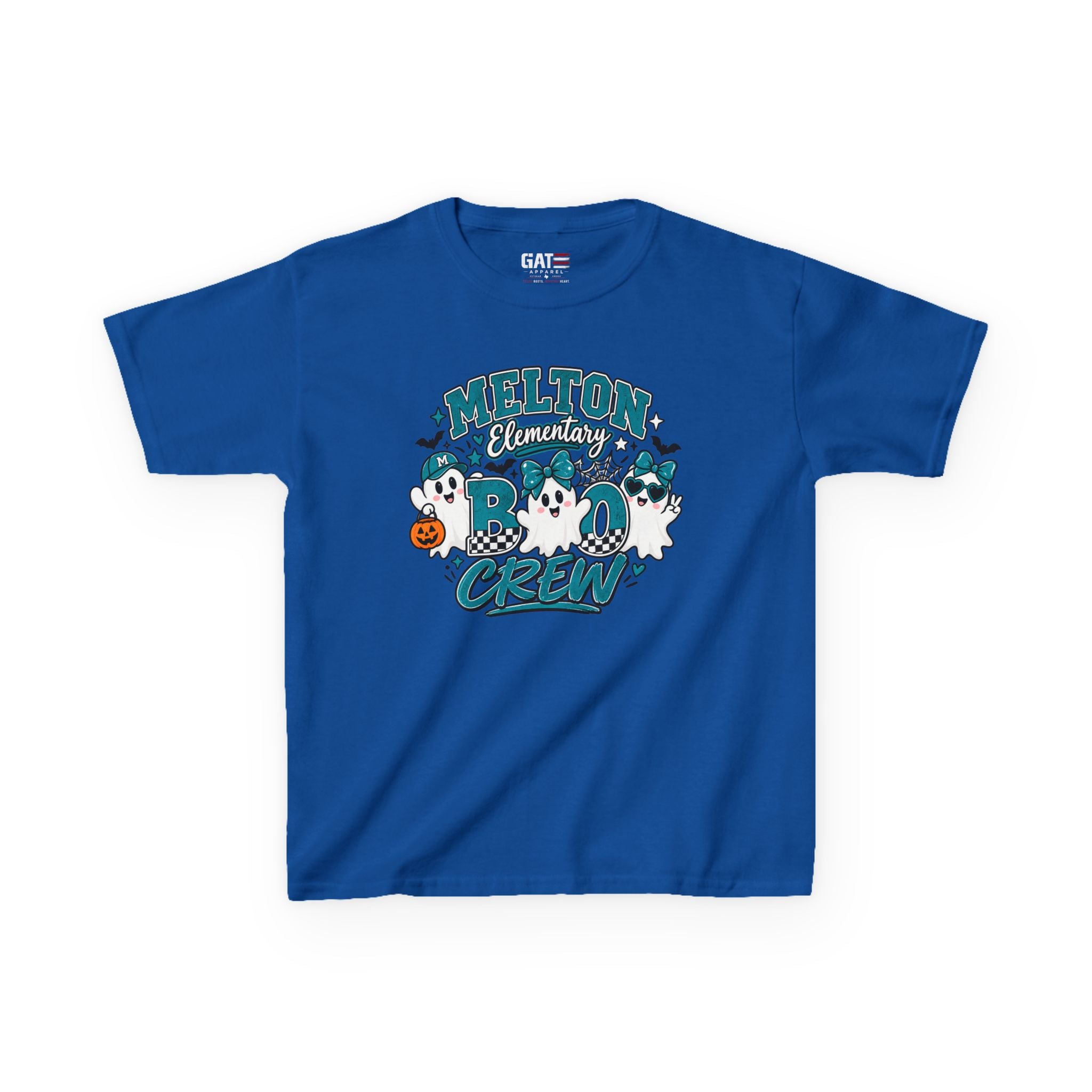 Melton Elementary Kids Boo Crew' Halloween T-Shirt