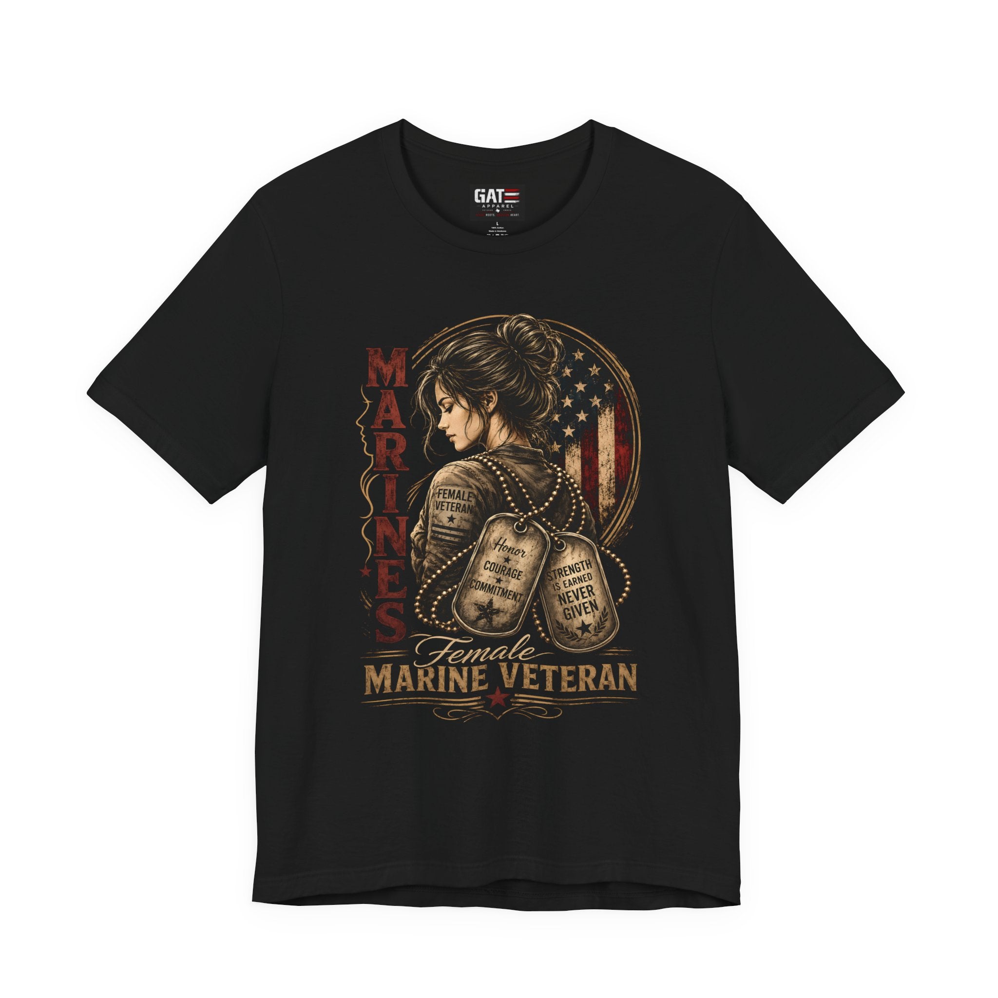 Female Marine Veteran Shirt Women Veteran Tee, Female Veteran Gift, Patriotic Military Shirt Women
