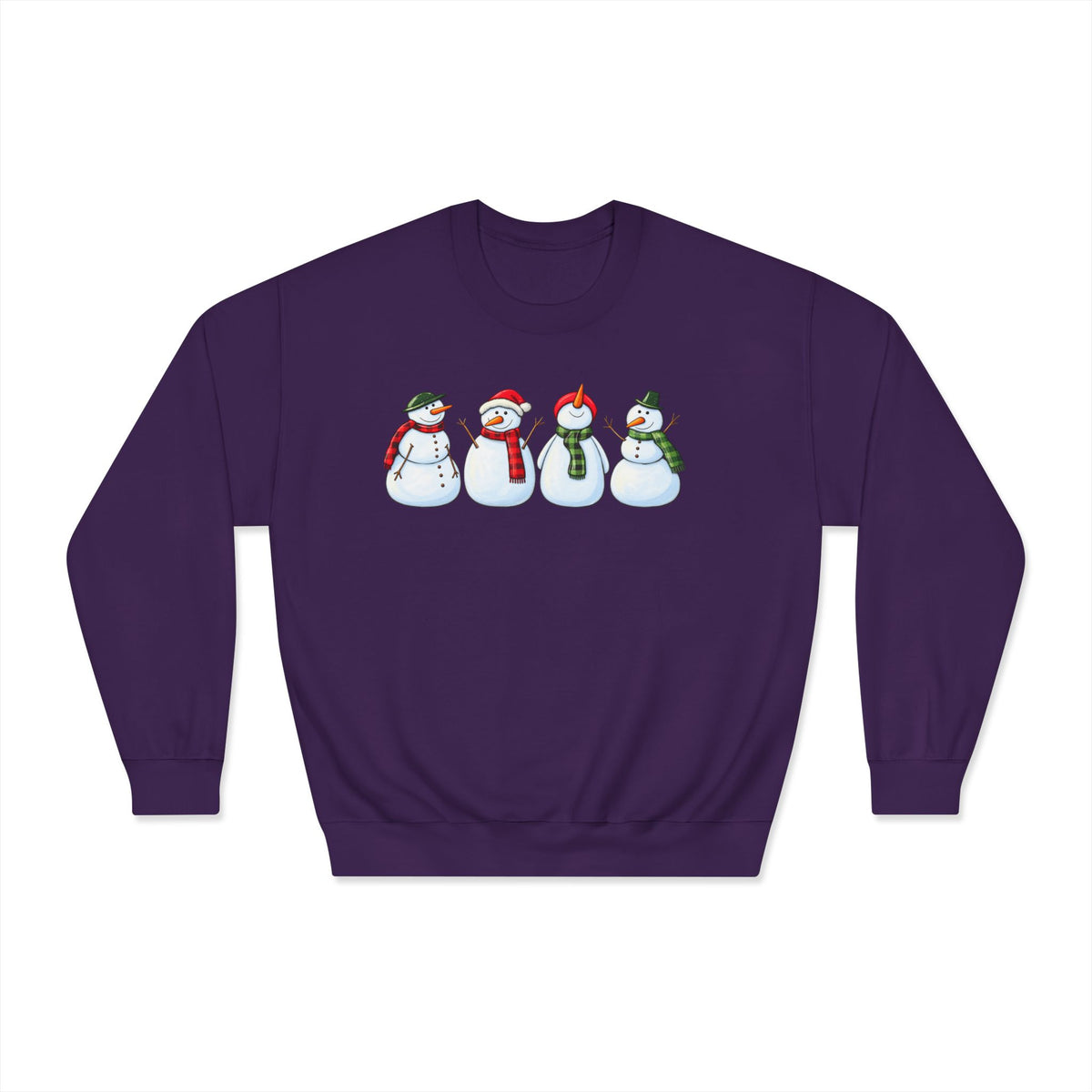 Snowman Crewneck Sweatshirt - product mockup view 8