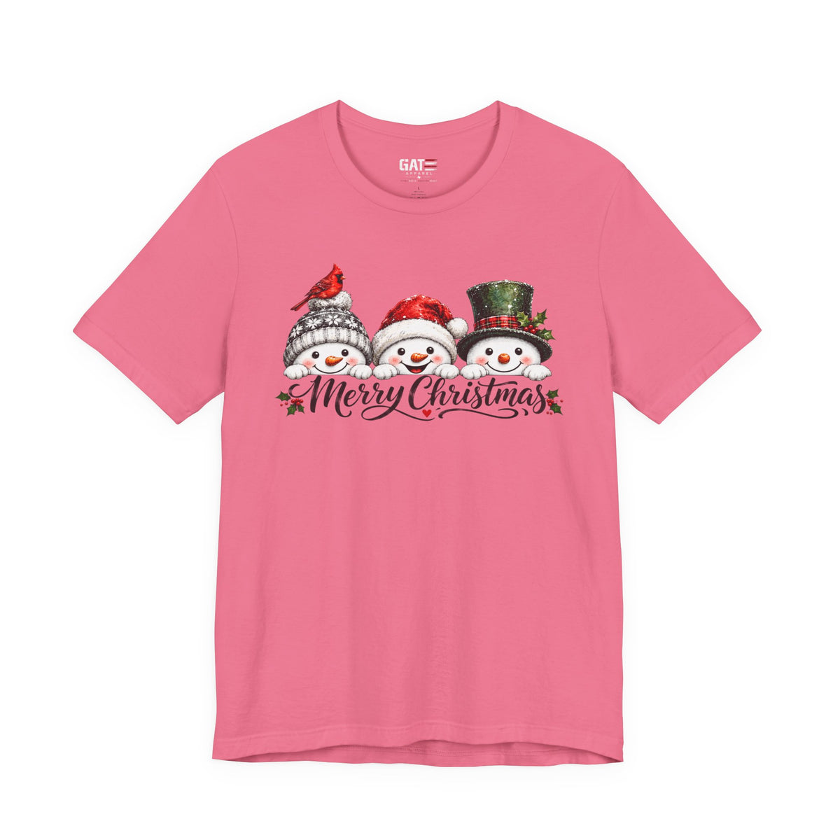 Merry Christmas Snowman Shirt - product mockup view 15