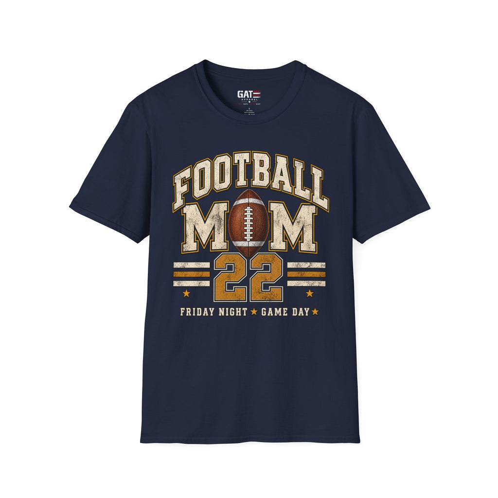 Football Mom Personalized Shirt Custom Player Name Number Game Day Tee
