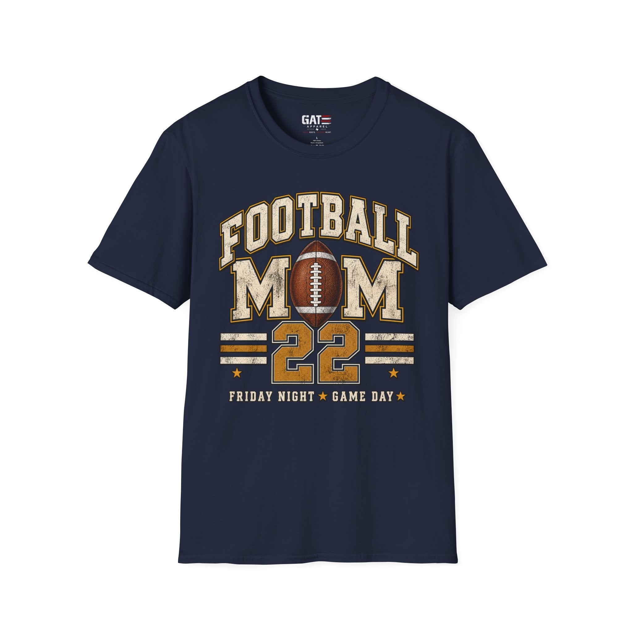 Football Mom Personalized Shirt Custom Player Name Number Game Day Tee