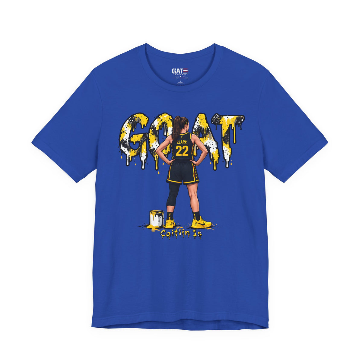 Caitlin Clark Caitlin 1s GOAT Yellow Sneaker Shirt