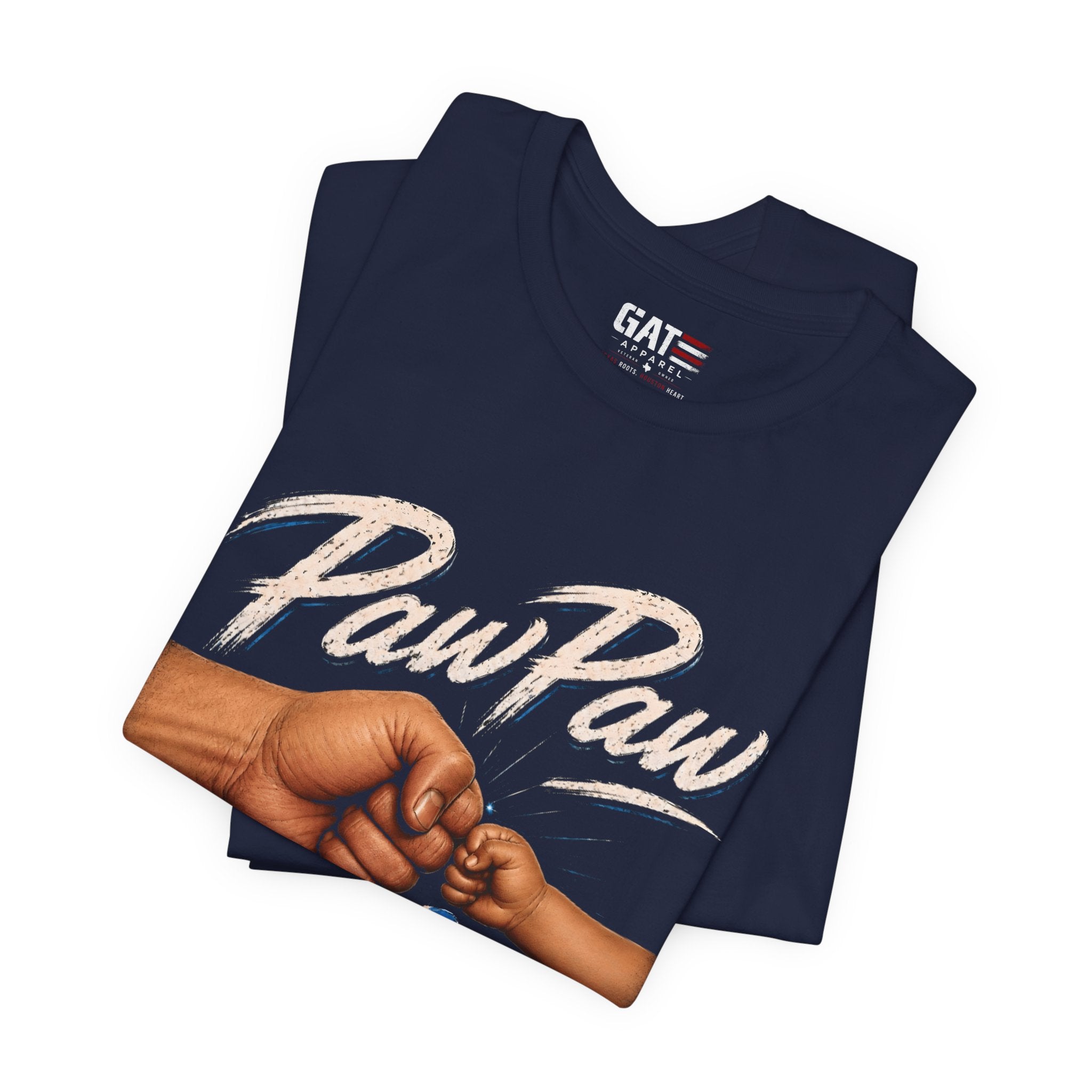 PawPaw Life Tee Style 3 | Grandpa Fist Bump Grandfather Shirt
