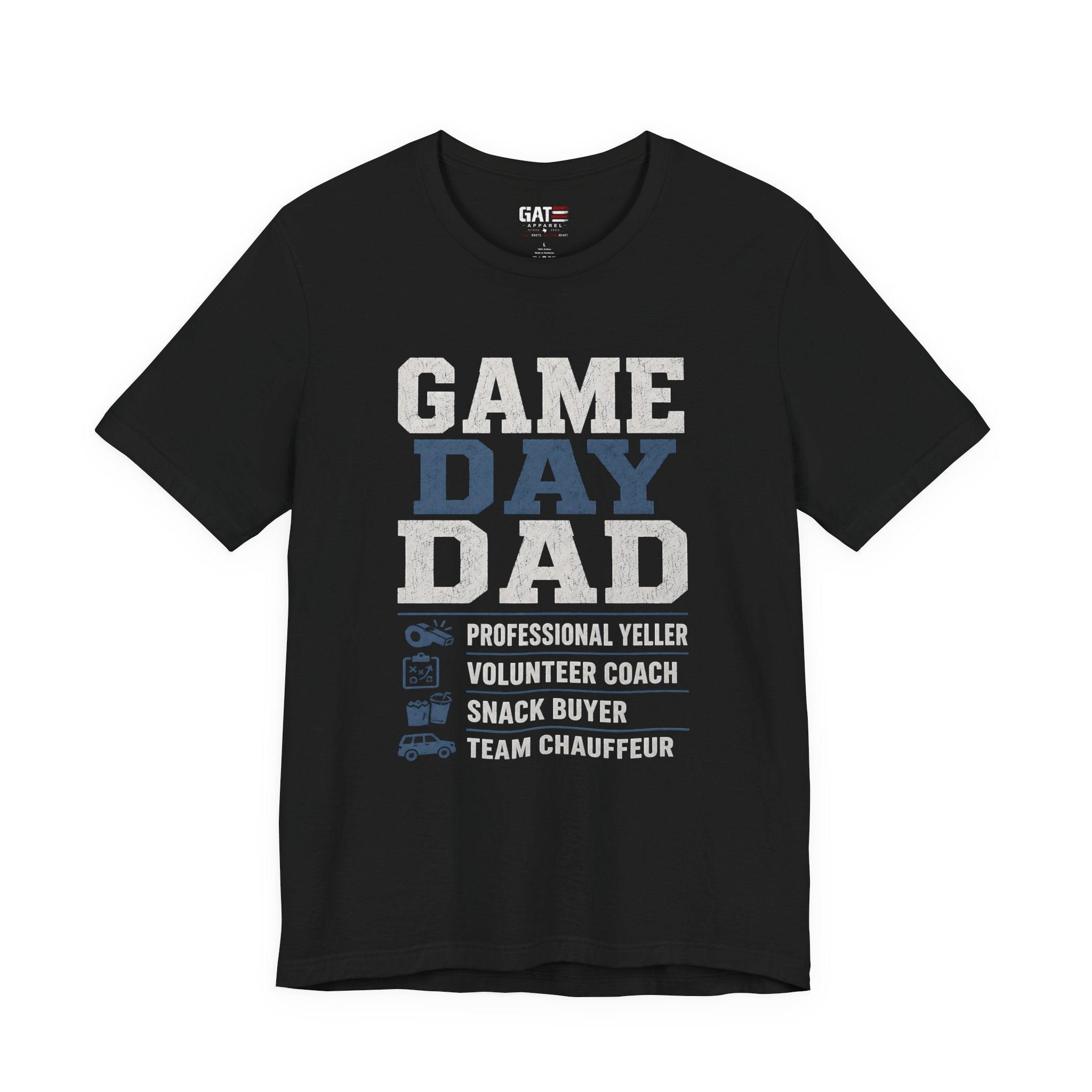 Game Day Dad Shirt, Father's Day Gift for Dad, Football Dad Tee, Baseball Dad Shirt, Team Chauffeur Coach Dad Tee