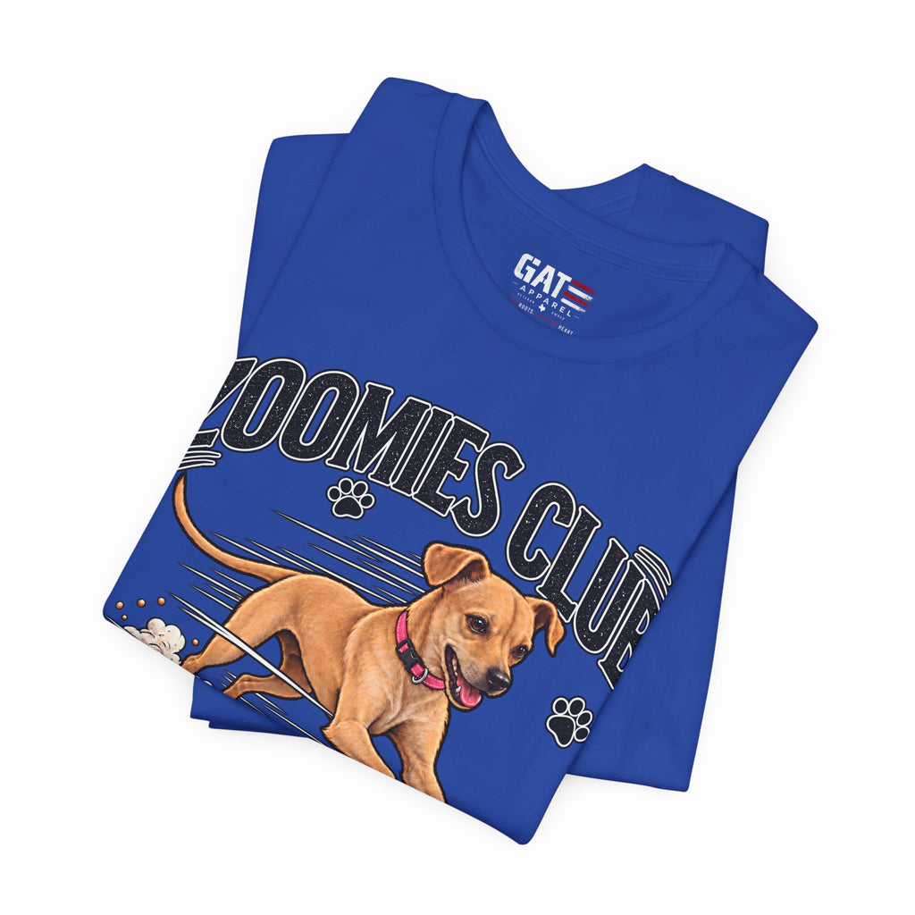 Personalized Zoomies Club Dog Shirt | Custom Pet Tee