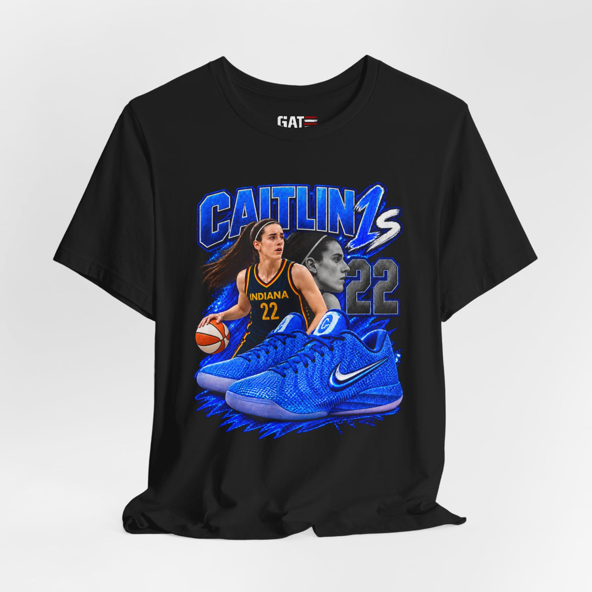 Caitlin Clark Caitlin 1s Racer Blue Classic Sneaker Shirt