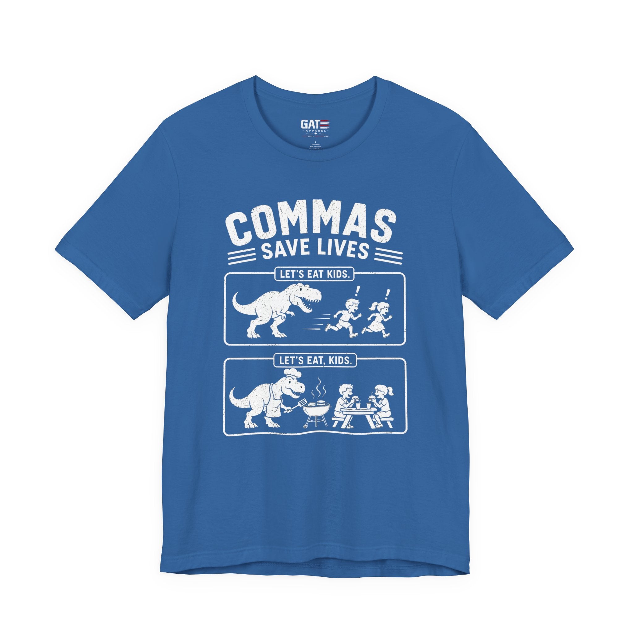 Funny Grammar Shirt, Commas Save Lives Shirt, Let's Eat Kids Tee, English Teacher Shirt, Punctuation Shirt, ELA Teacher Gift, Back to School