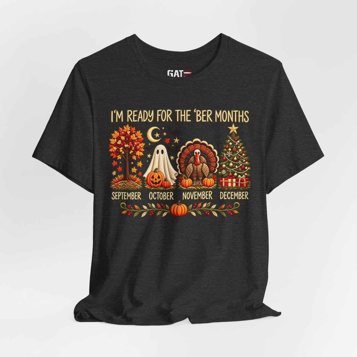September to December Shirt | Fall Thanksgiving Christmas Tee