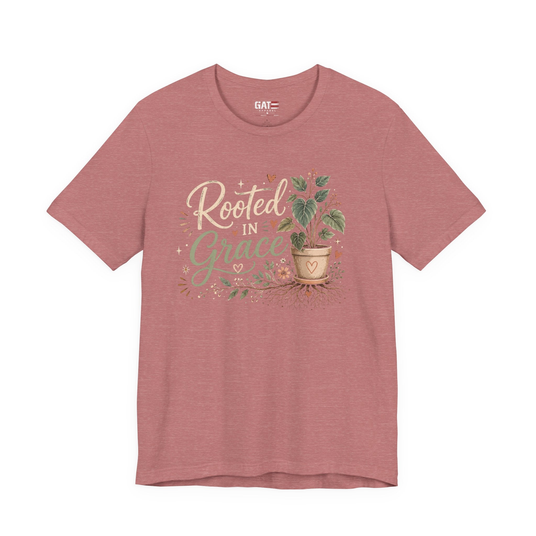 Christian Plant Lover Shirt for Women, Faith Based Gardening Tee, Houseplant Graphic Shirt, Botanical Christian Gift, Plant Mom Apparel