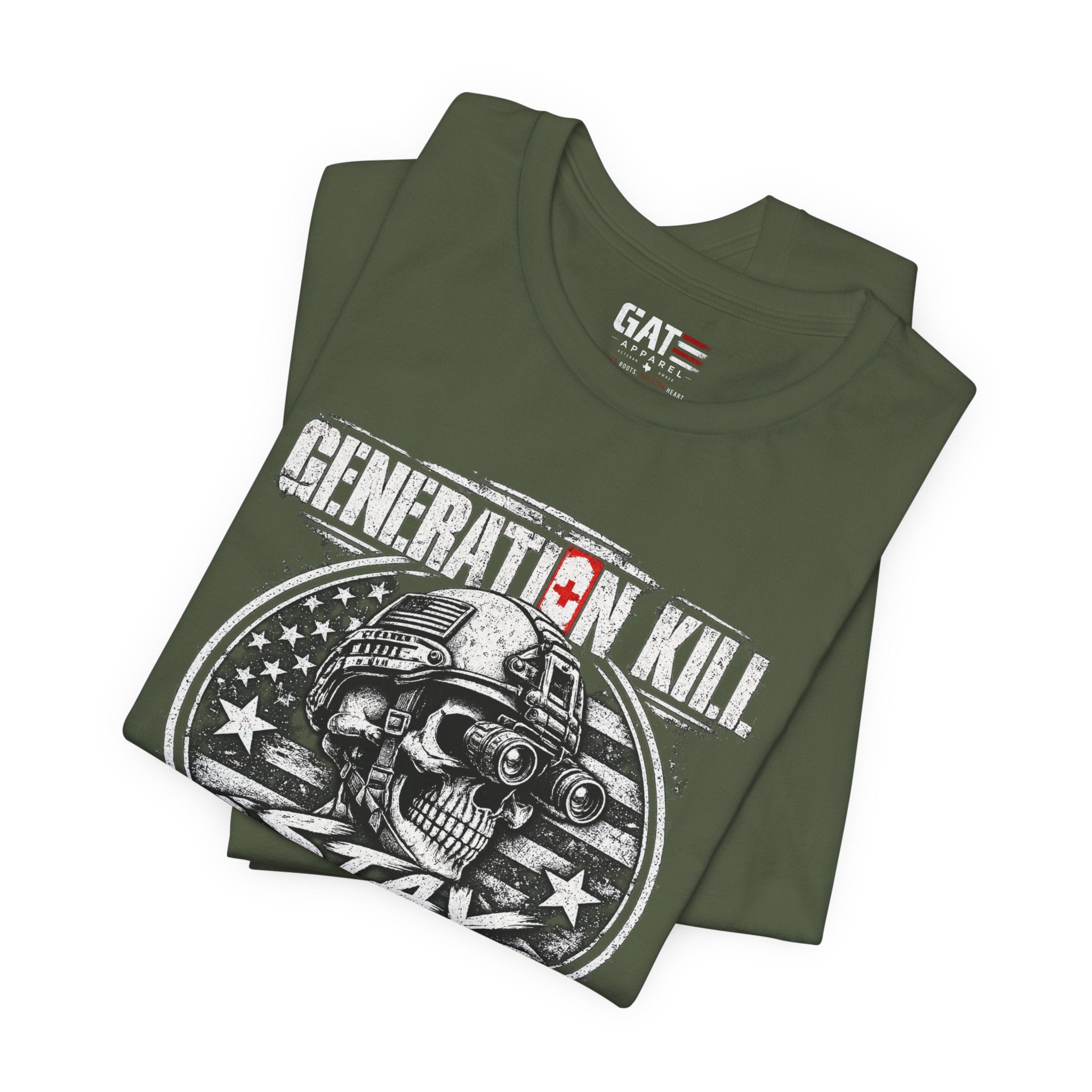 Stay Frosty Skull Tee — Military Veteran Retro Graphic T-Shirt